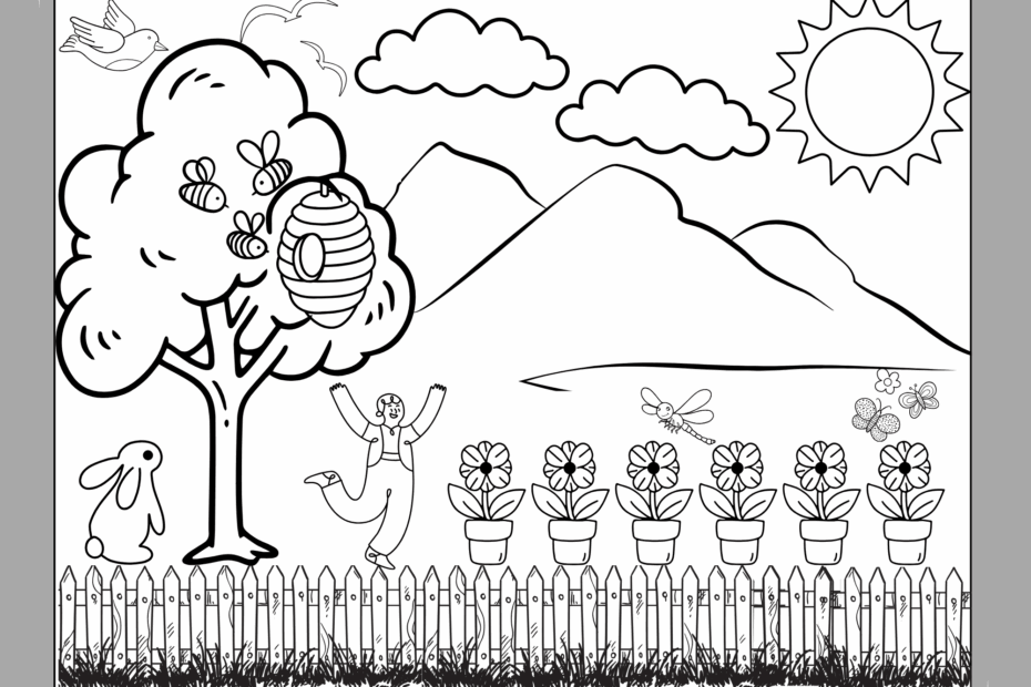 Grade 1 Coloring Page Simple Drawing Instant Download I Printable Coloring Sheet By Restonruthchelyn1 Raket PH