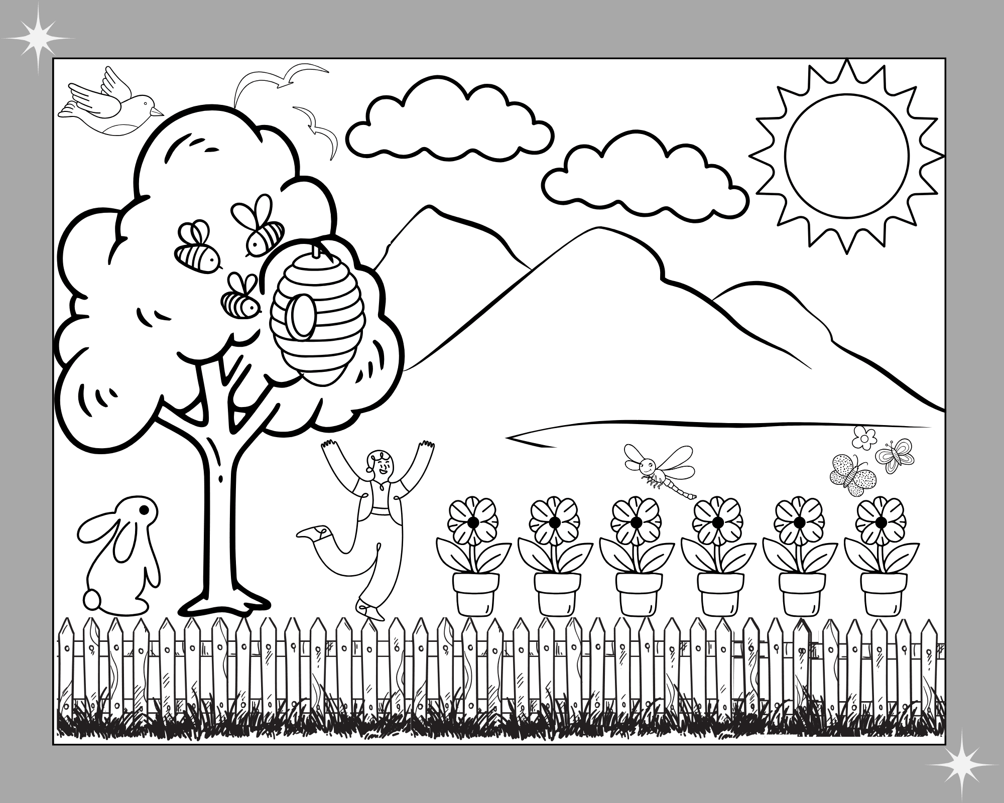 colouring picture for grade 1