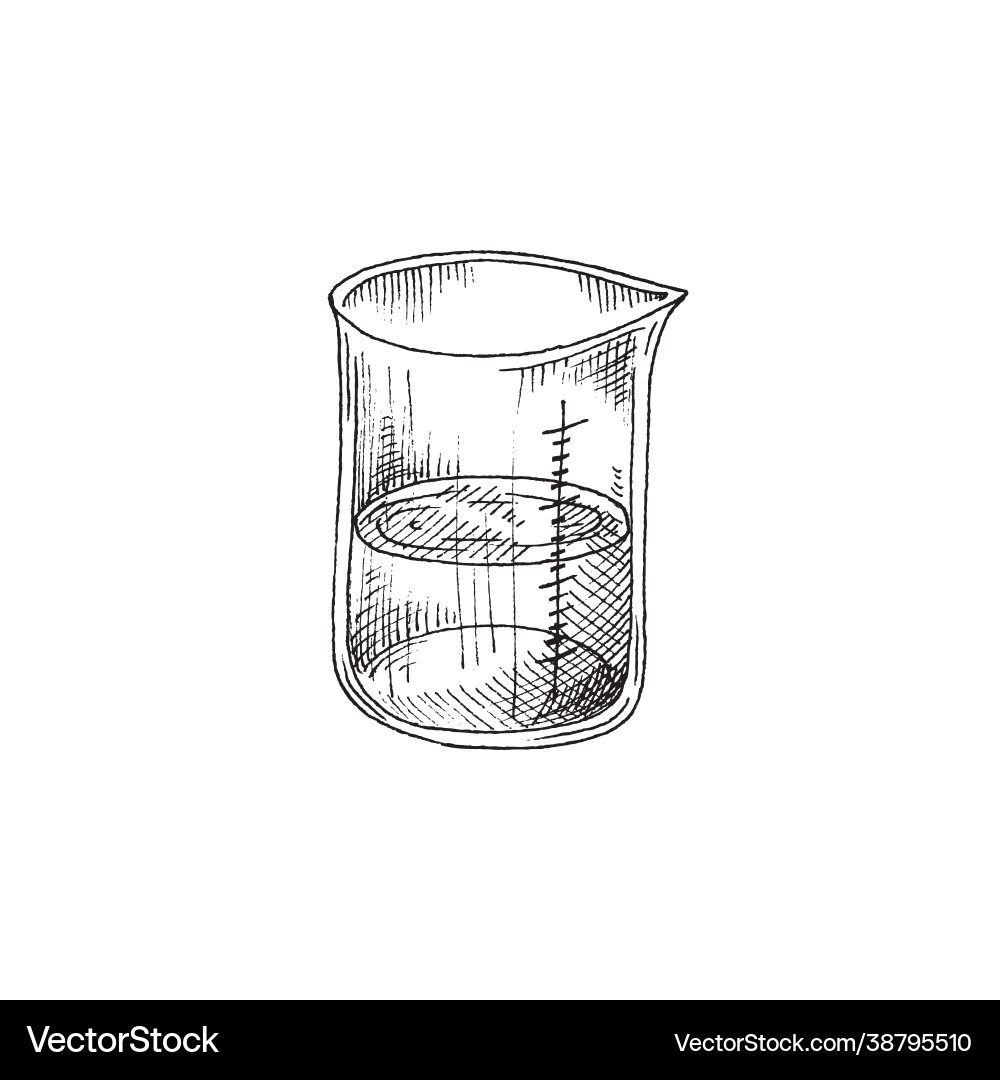 beaker drawing