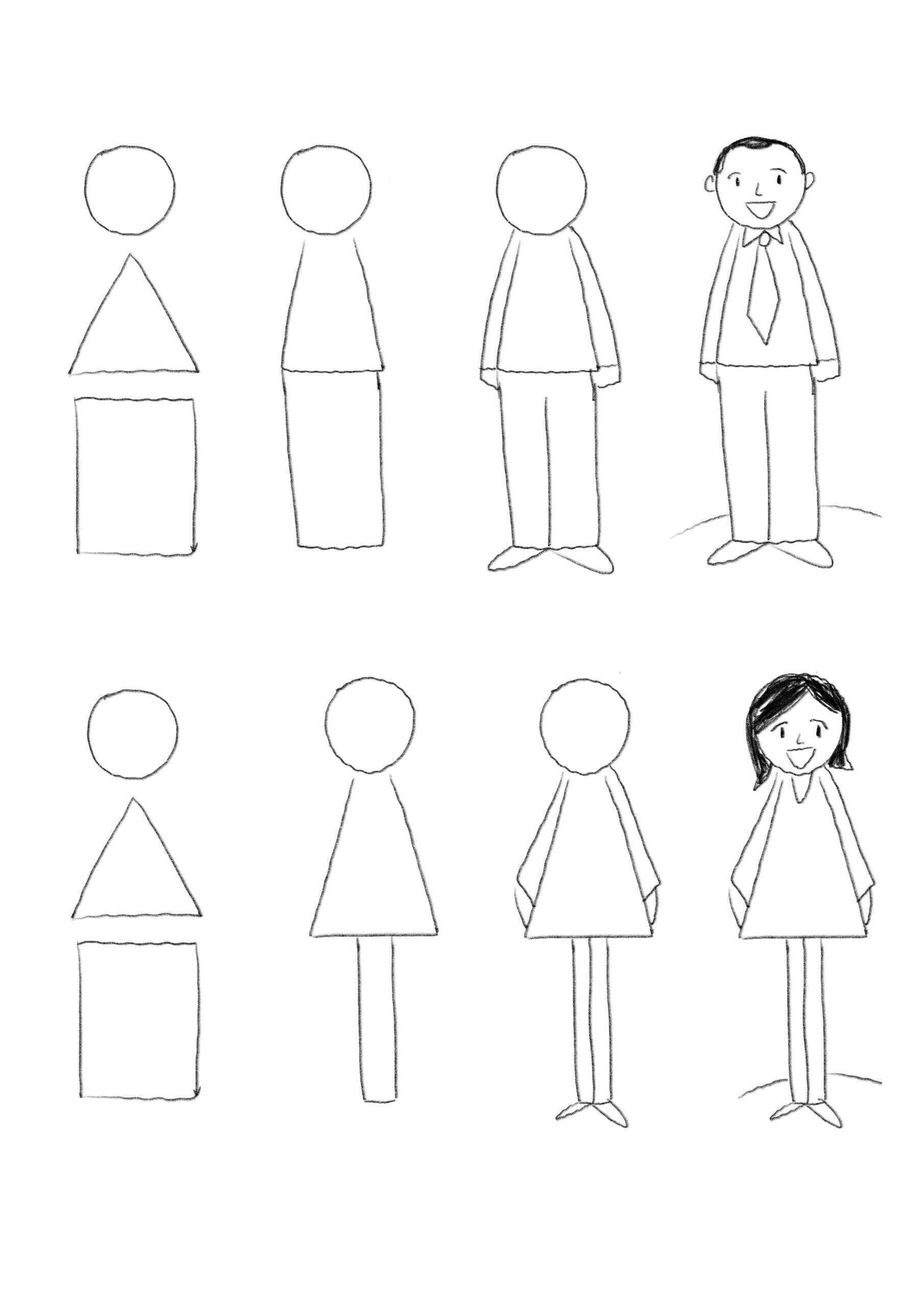 people to draw