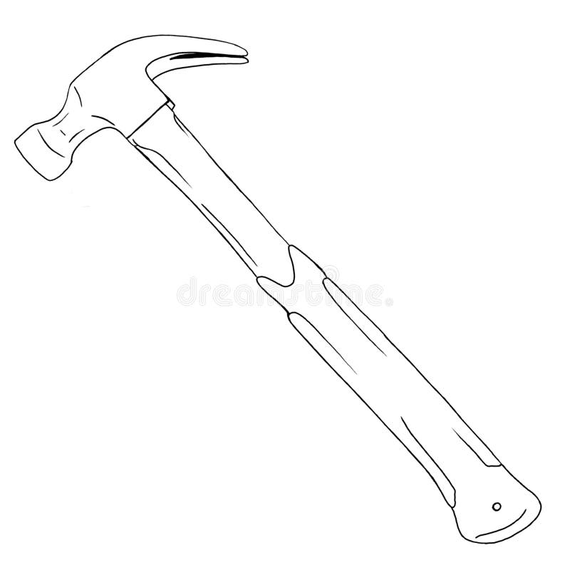 Hammer Coloring Stock Illustrations 560 Hammer Coloring Stock Illustrations Vectors U0026 Clipart Dreamstime