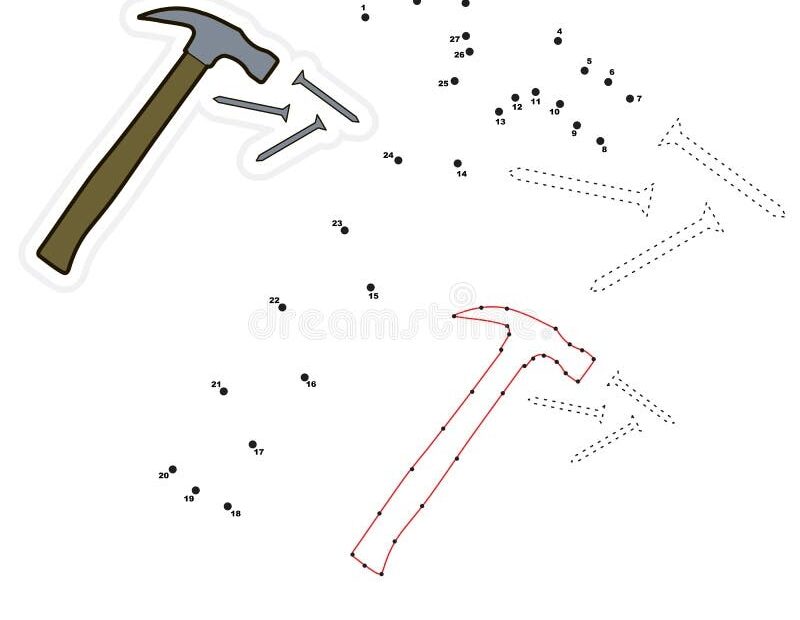 Hammer Nails Coloring Page Stock Illustrations 7 Hammer Nails Coloring Page Stock Illustrations Vectors U0026 Clipart Dreamstime