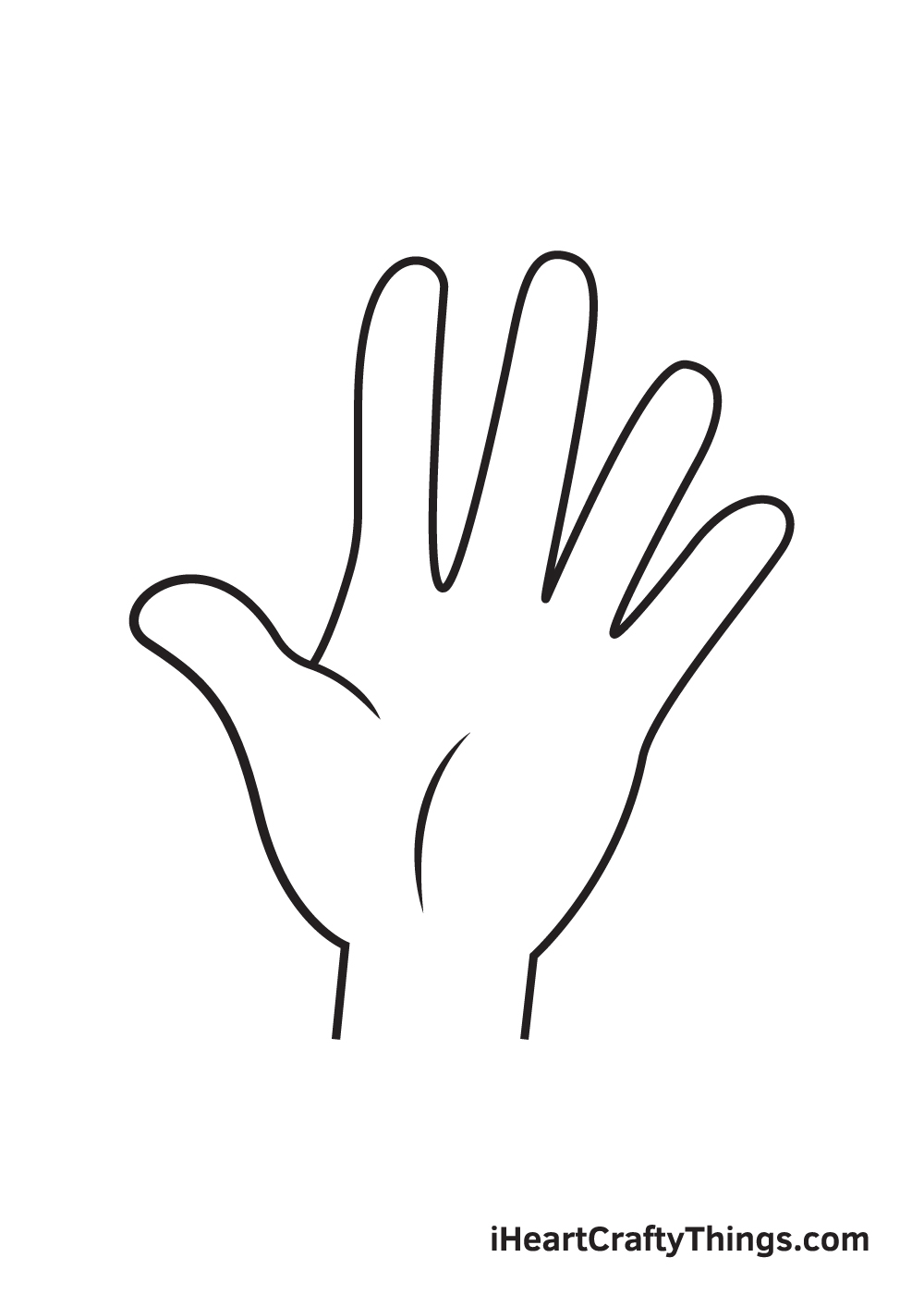 Hand Drawing How To Draw A Hand Step By Step