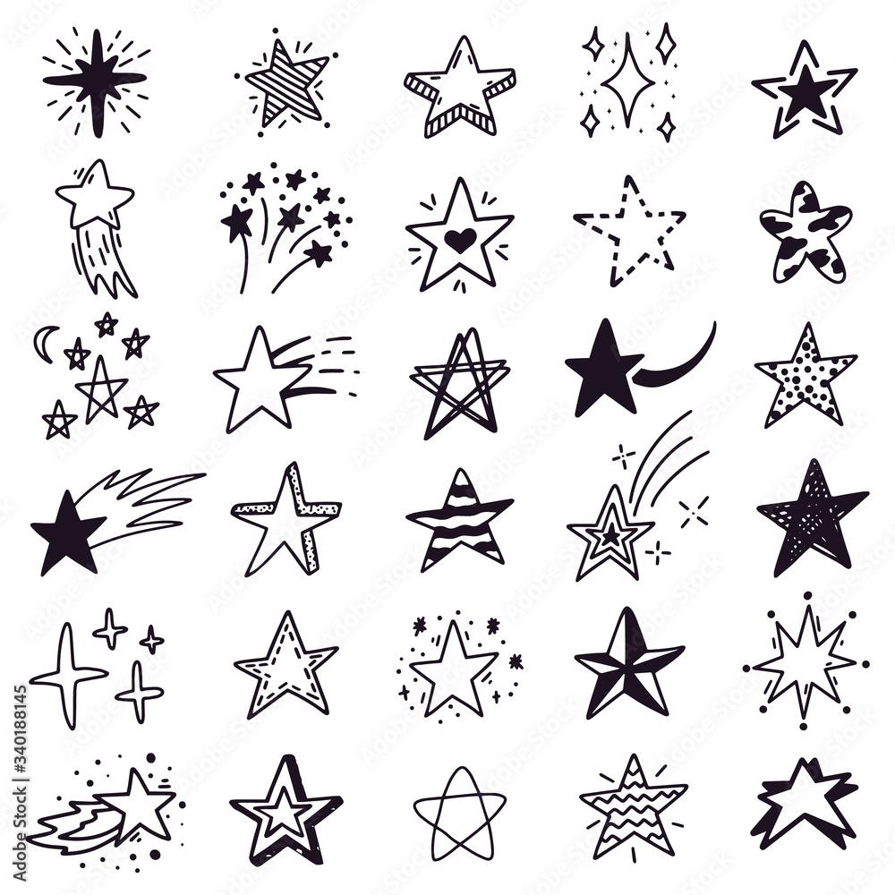 stars drawing