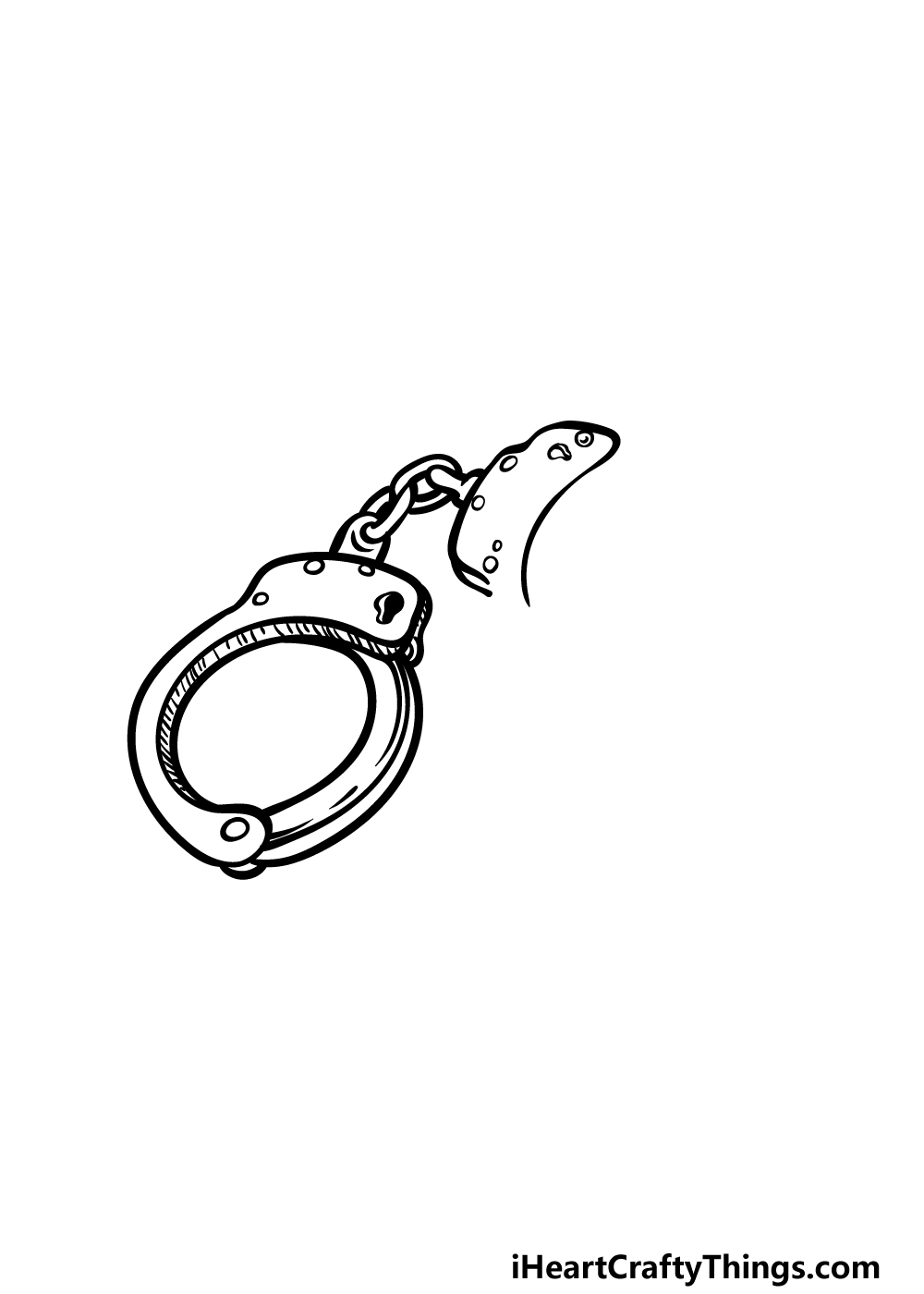 Handcuffs Drawing How To Draw Handcuffs Step By Step