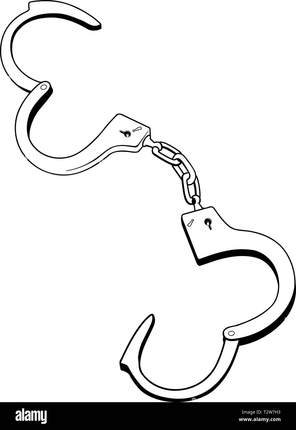handcuffs drawing