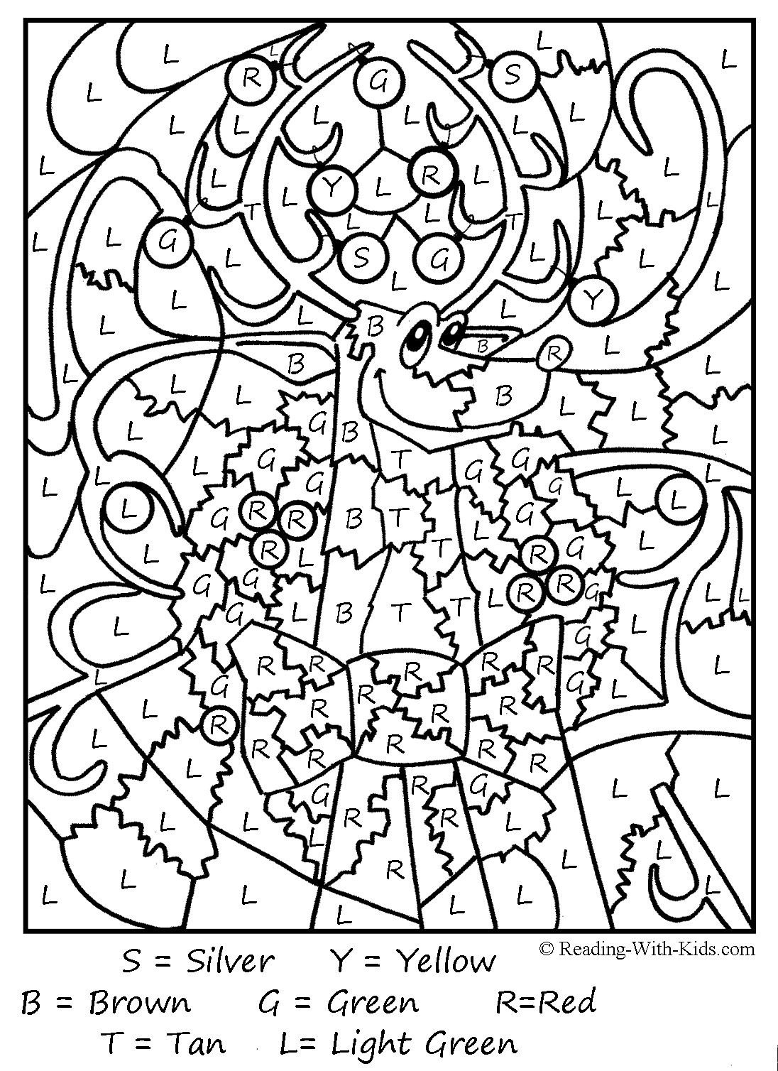Hard Christmas Coloring Pages Printable For Free Download