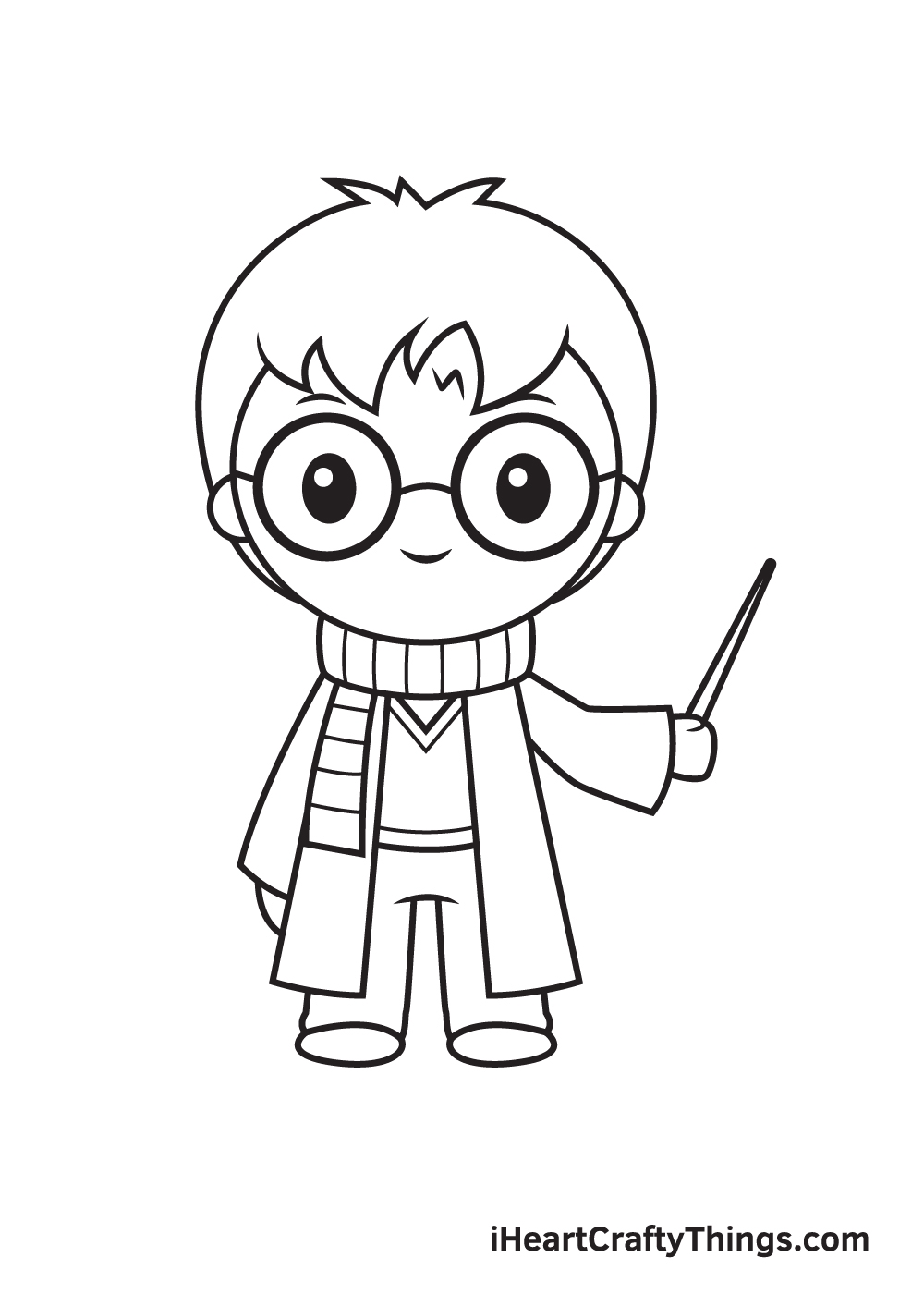 Harry Potter Drawing How To Draw Harry Potter Step By Step