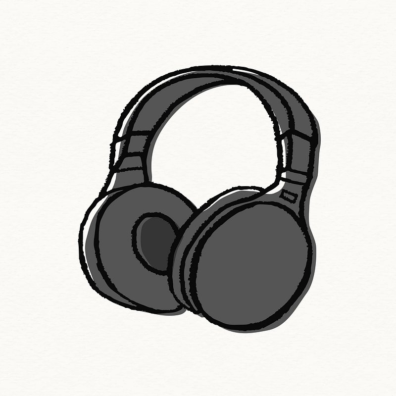 Headphones Drawing Images Free Photos PNG Stickers Wallpapers 