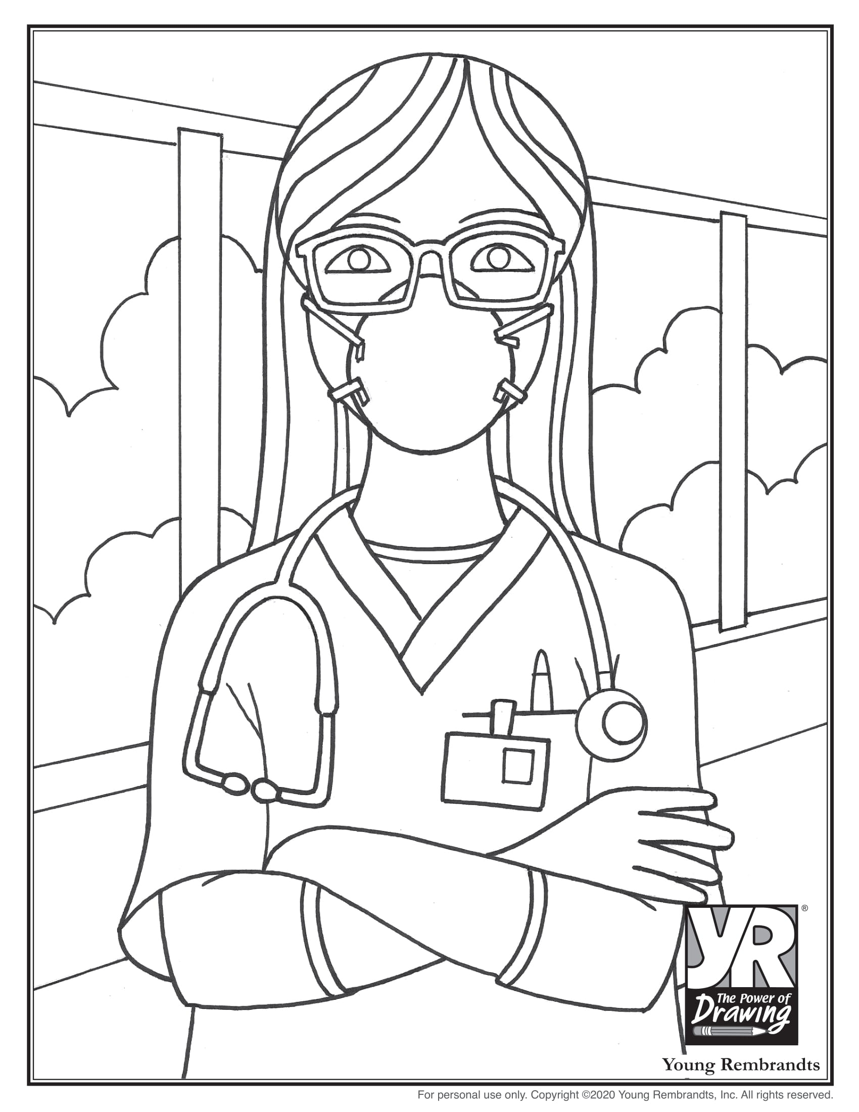 free health care coloring pages