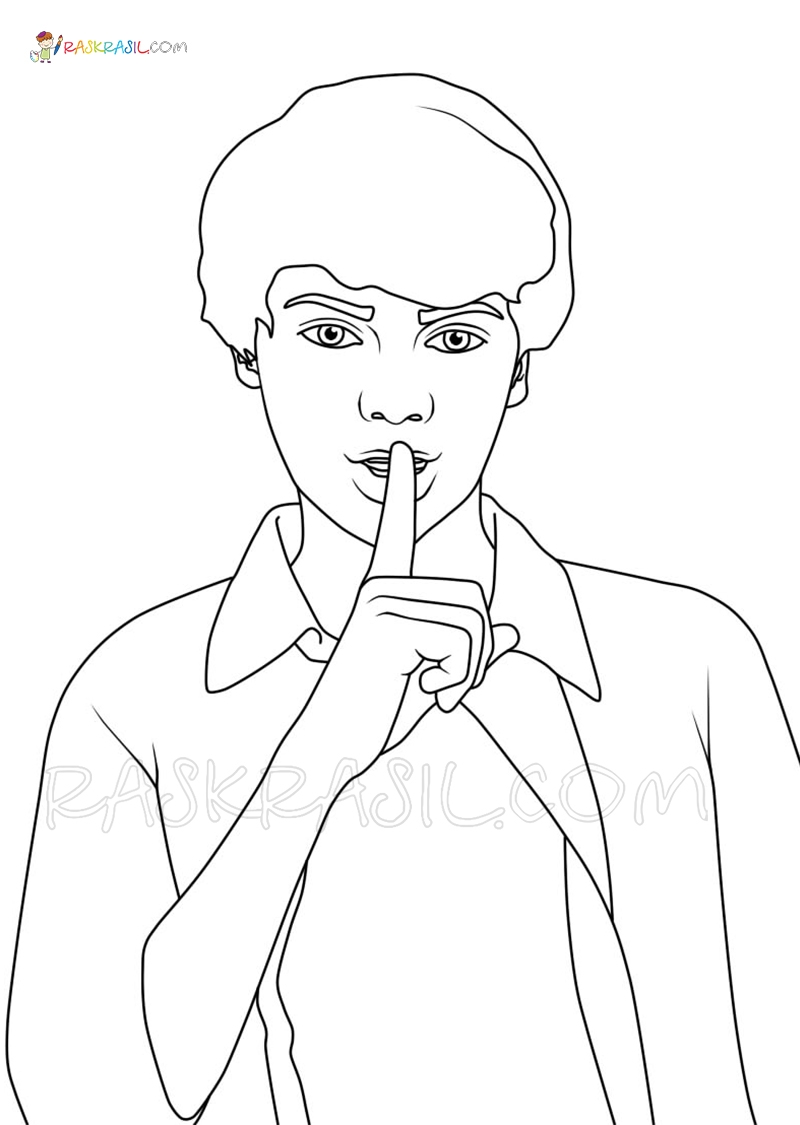 kid danger printable coloring pages