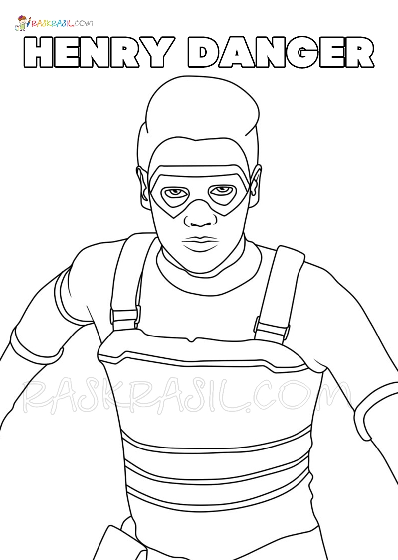 Henry Danger Coloring Pages New Images Free Printable