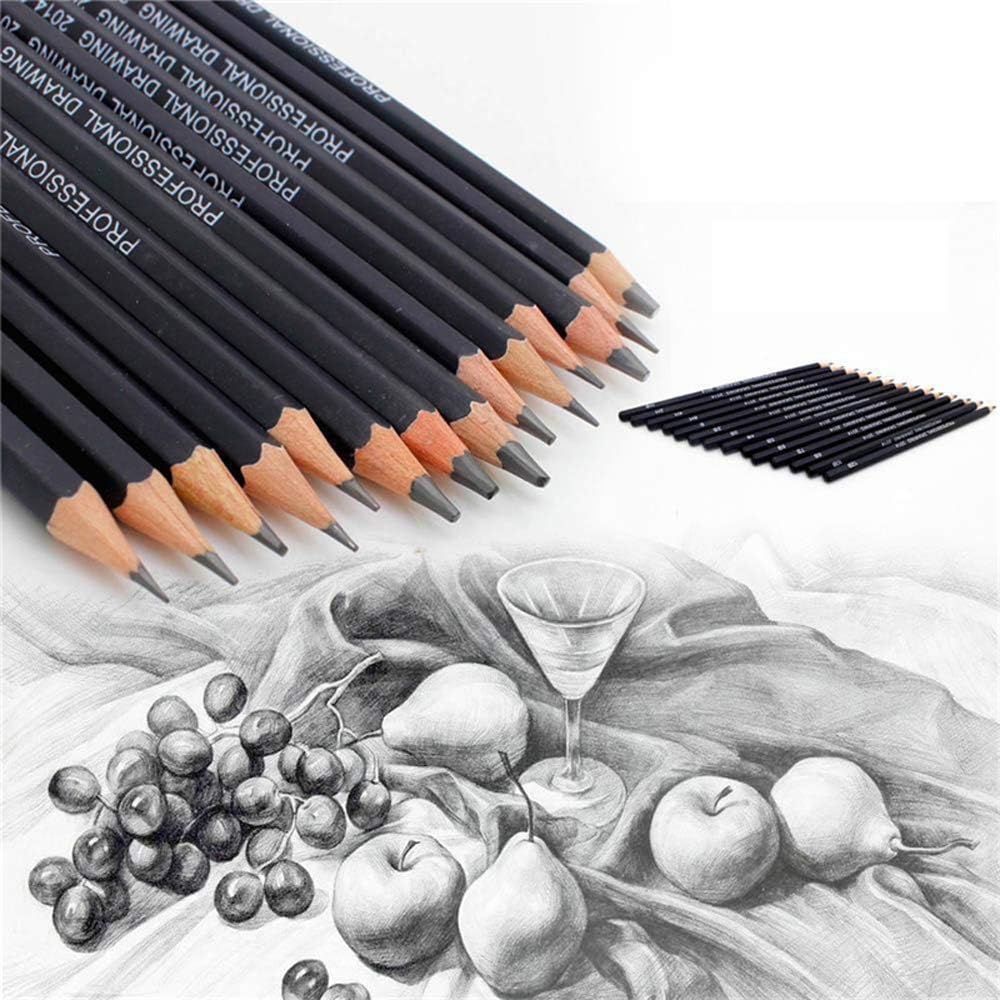 Heshengping Drawing Sketch Pencil Set 14pcs Indonesia Ubuy