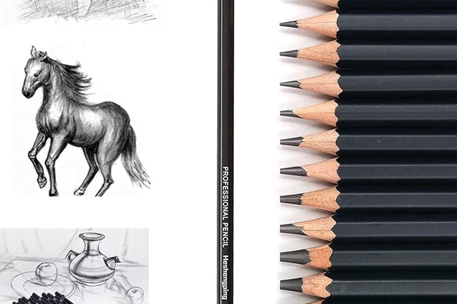 Heshengping Drawing Sketch Pencil Set 14pcs Indonesia Ubuy