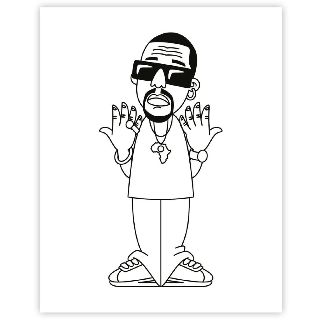 famous rappers coloring pages