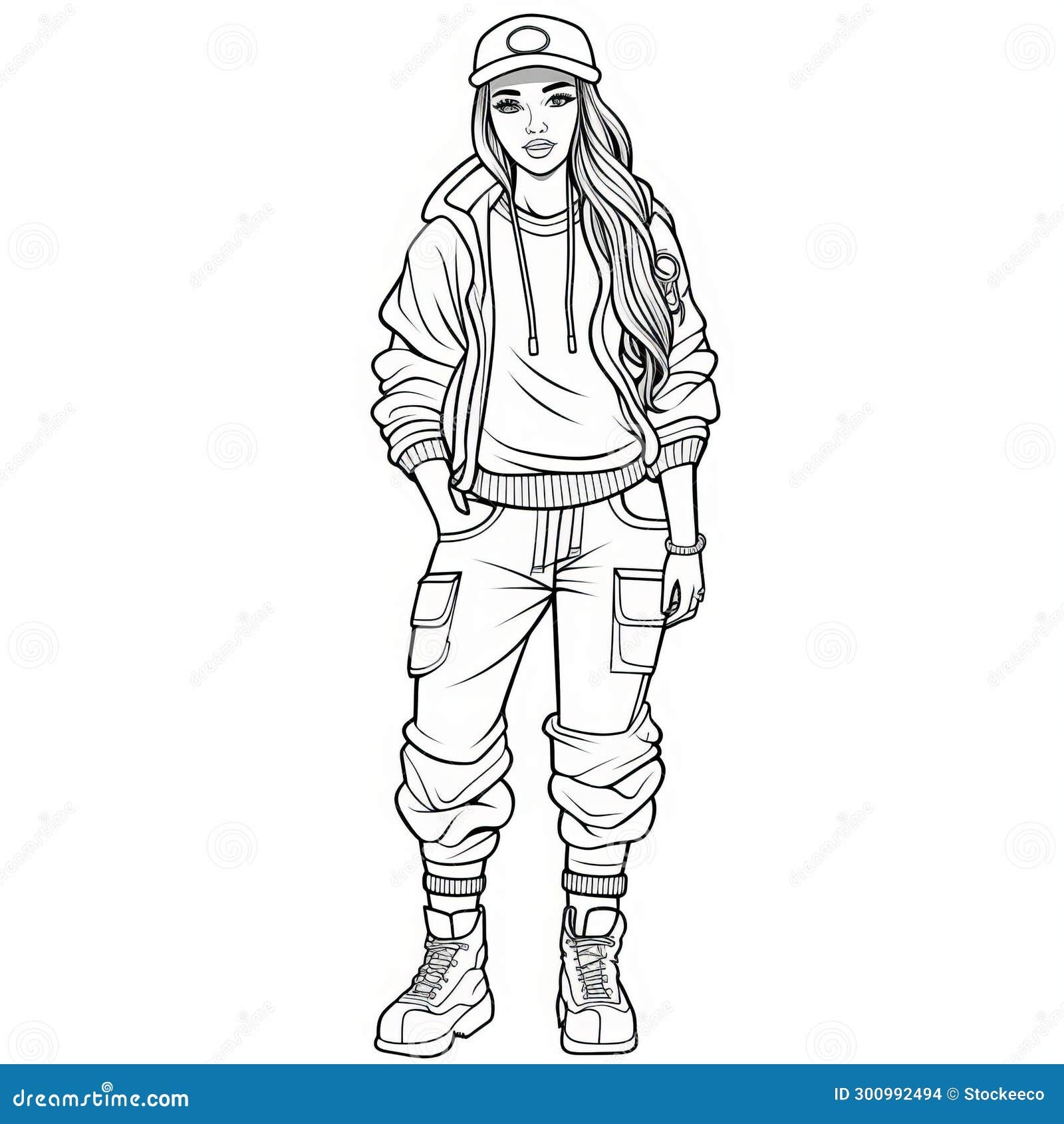 Hip Hop Coloring Pages Stock Illustrations 9 Hip Hop Coloring 