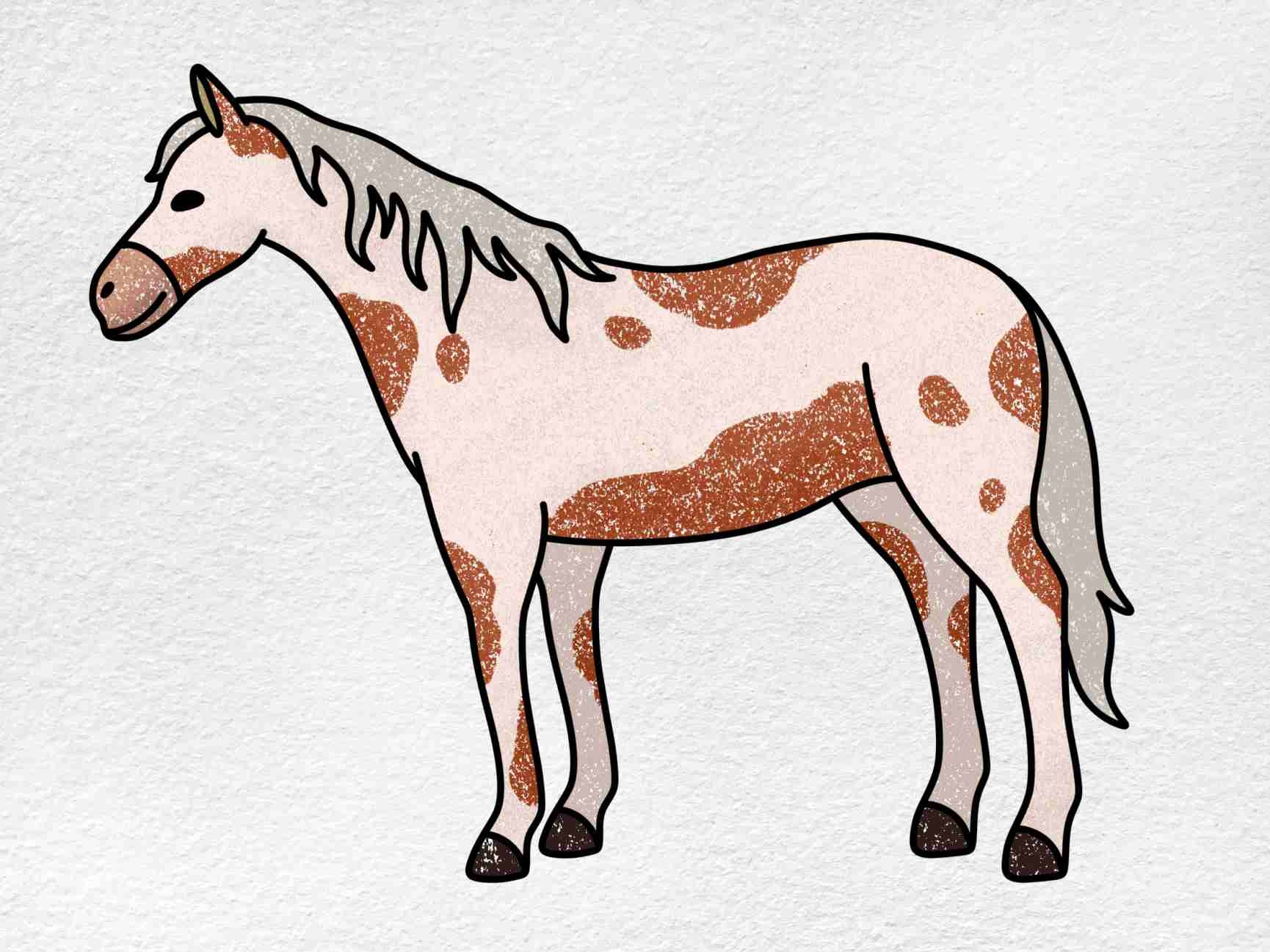 Horse Drawing For Kids HelloArtsy
