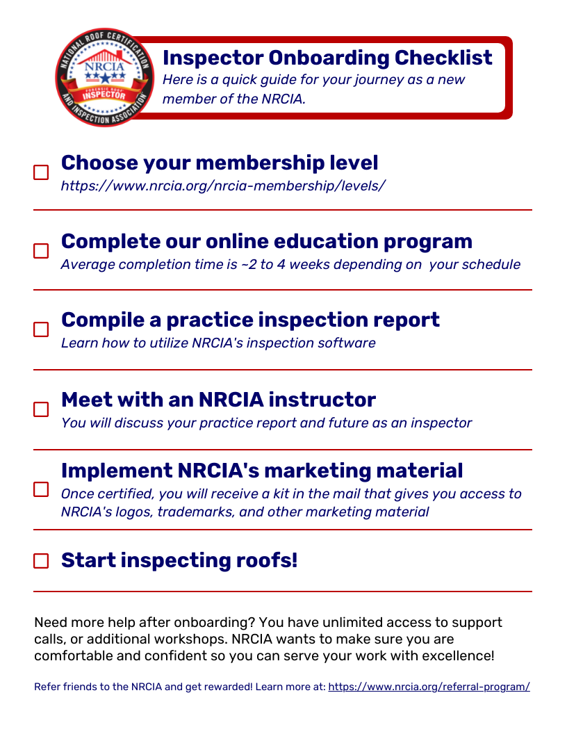 How To Become An NRCIA Certified Roof Inspector NRCIA