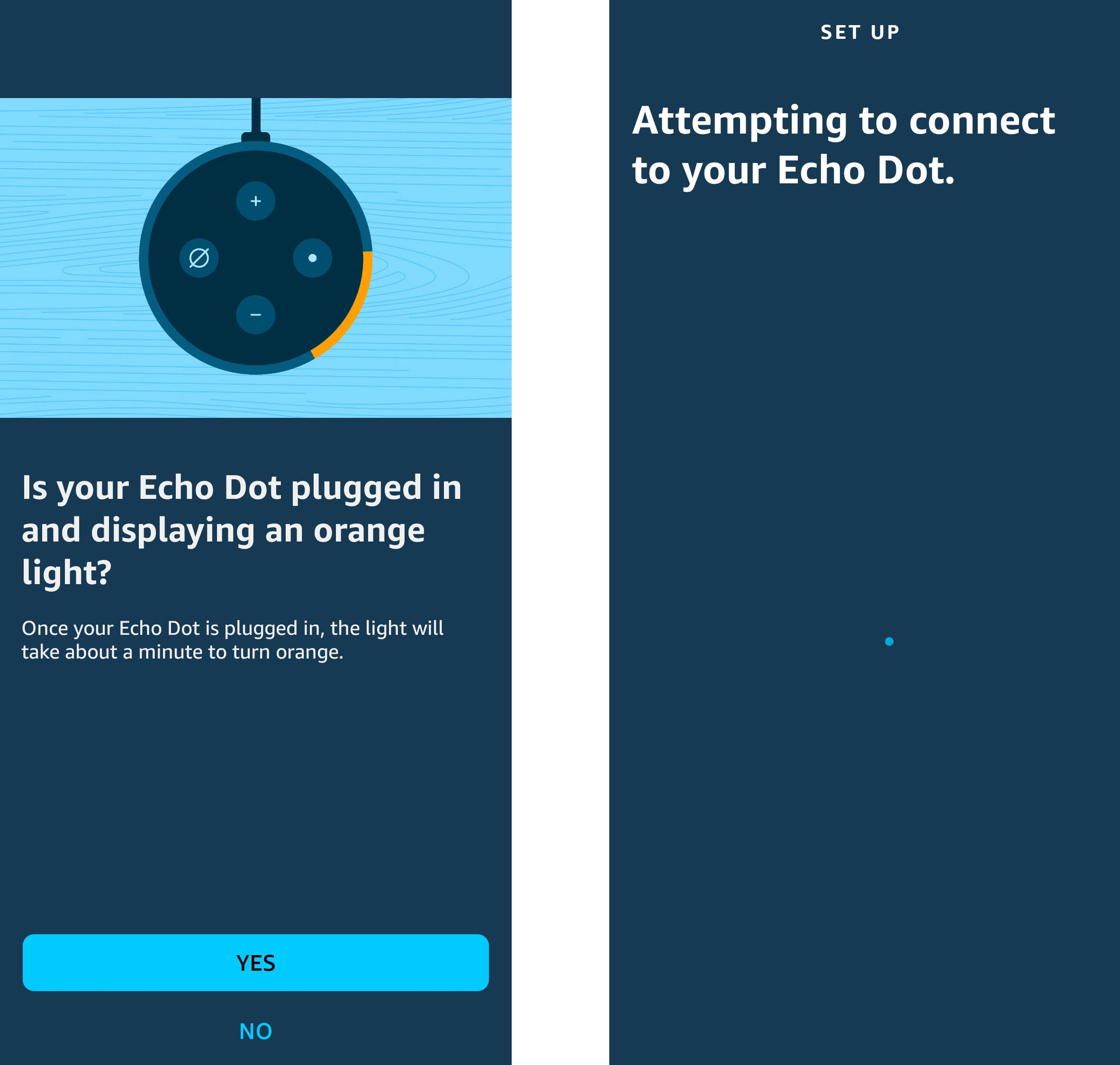 how to connect amazon dot