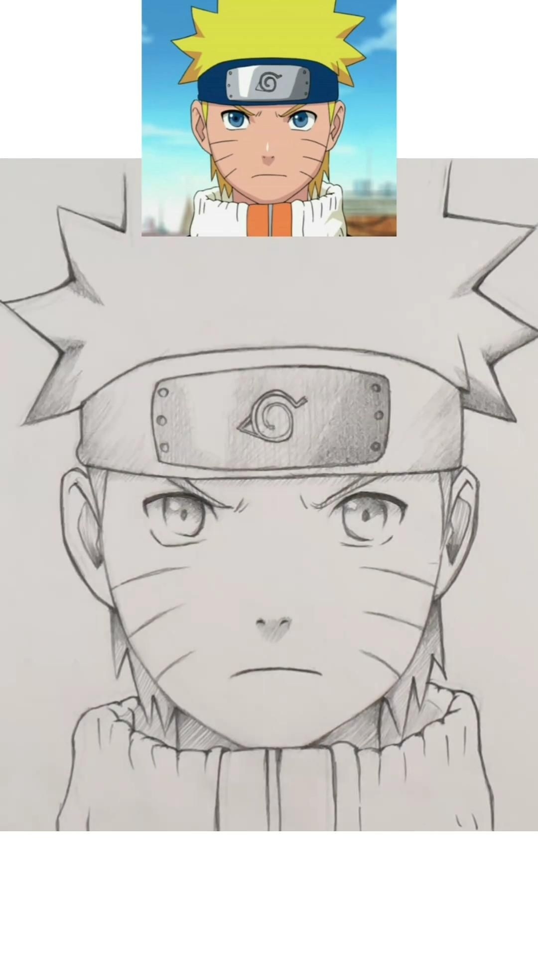 how to draw anime naruto