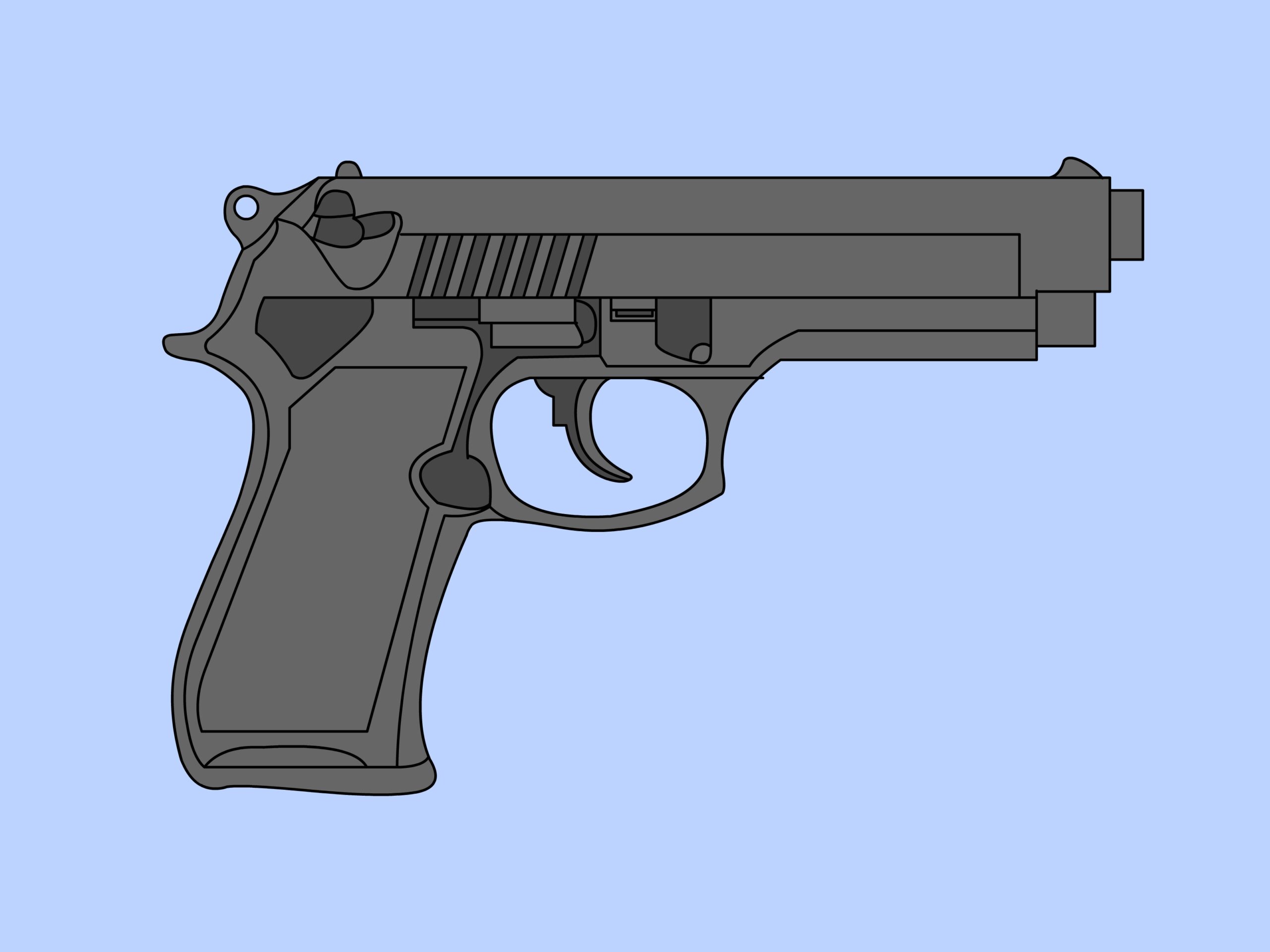 How To Draw A 9MM Gun A Step By Step Guide With Pictures 