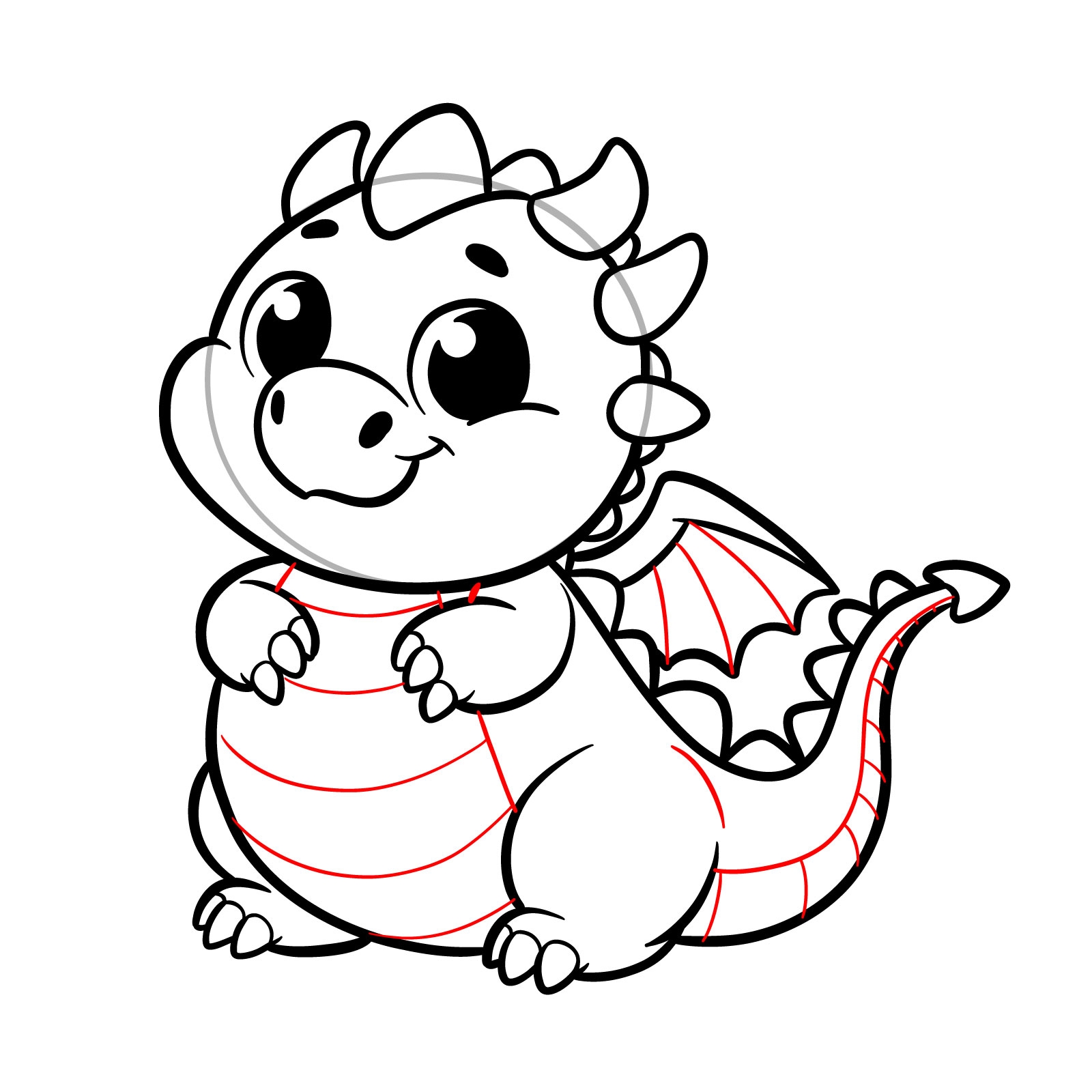 How To Draw A Baby Dragon A Kid Friendly Step by Step Guide