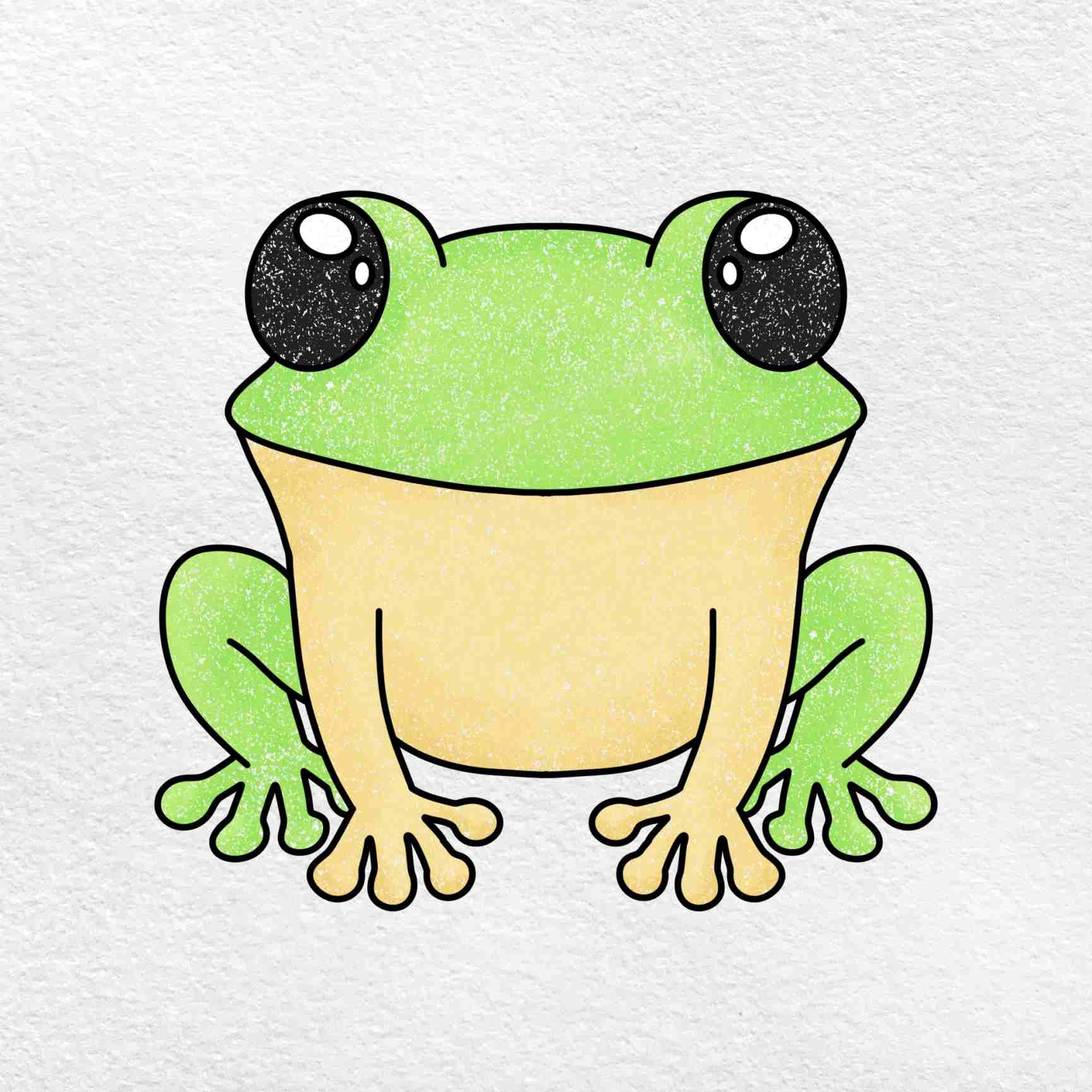How To Draw A Baby Frog HelloArtsy