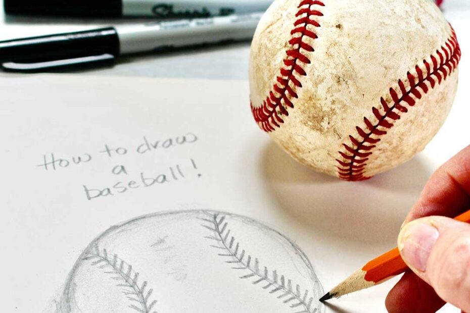How To Draw A Baseball Welcome To Nana s