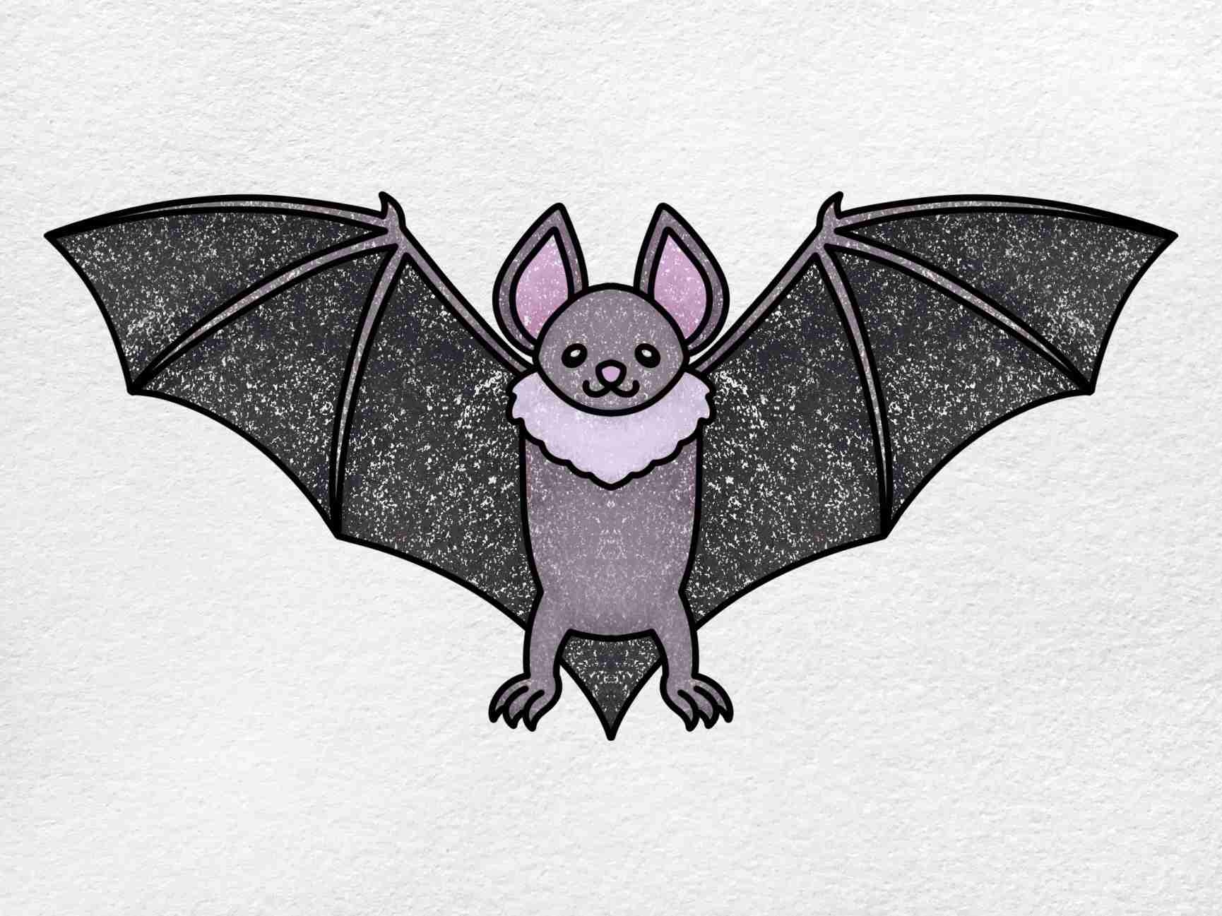 drawings of bats