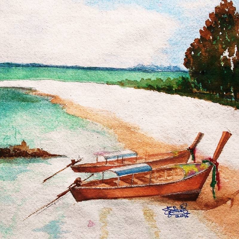 How To Draw A Beach Sketch A Day