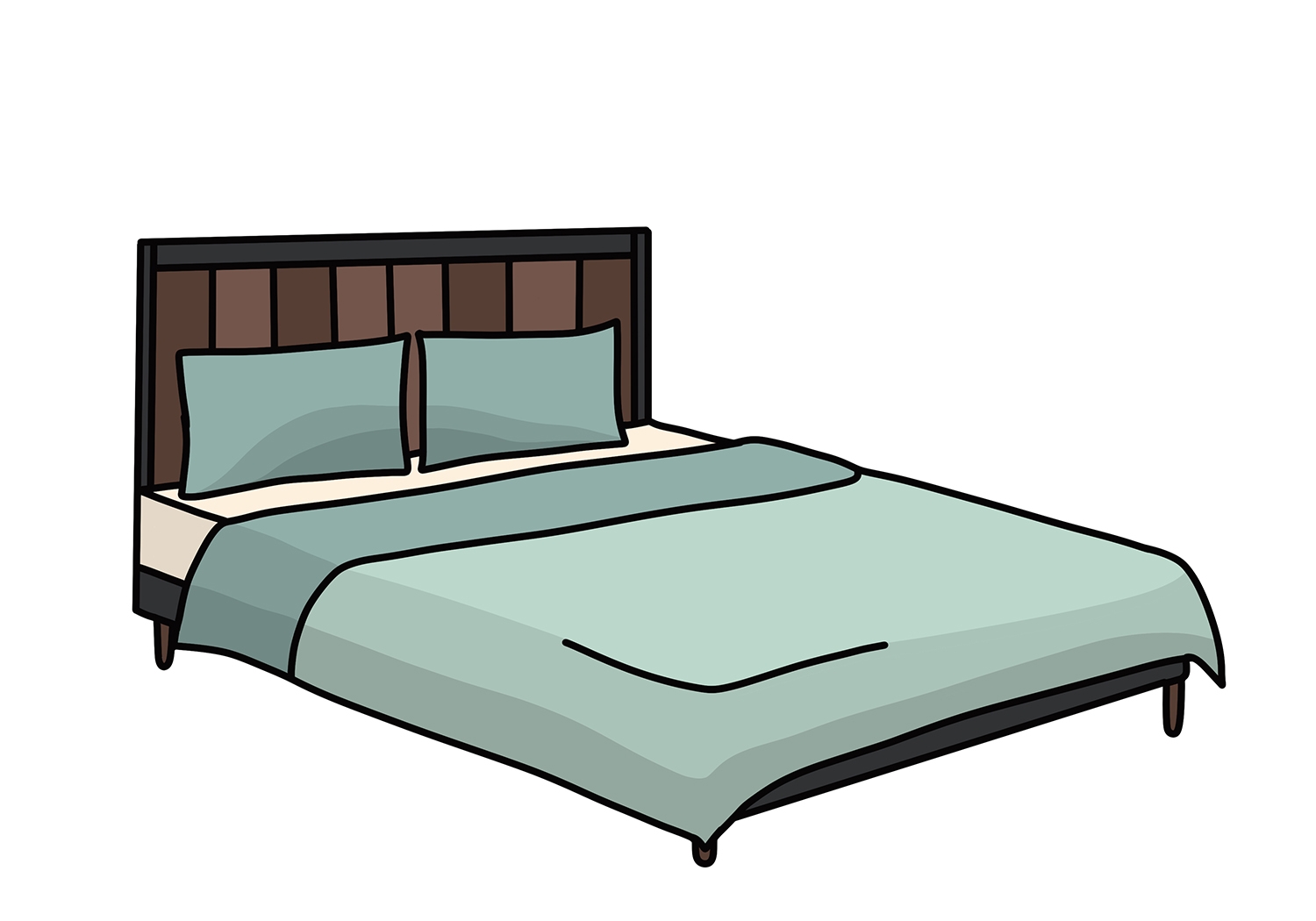 How To Draw A Bed Design School