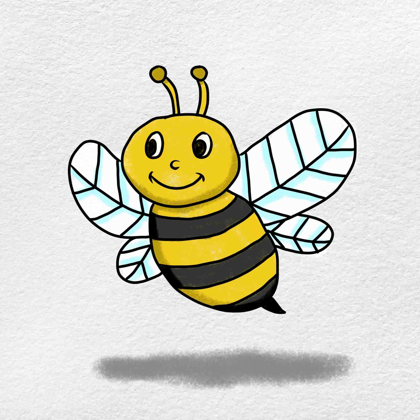 How To Draw A Bee HelloArtsy