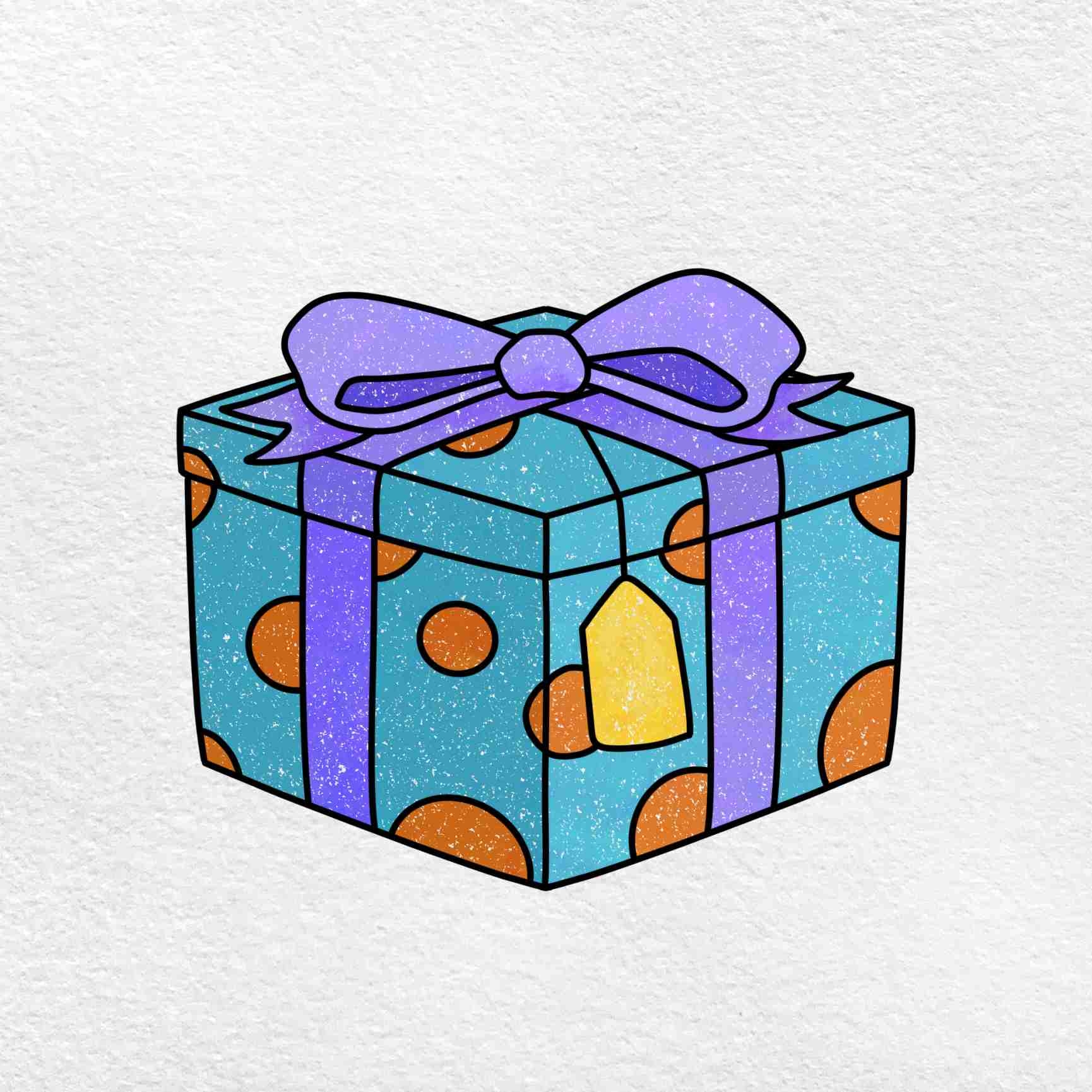 How To Draw A Birthday Present HelloArtsy