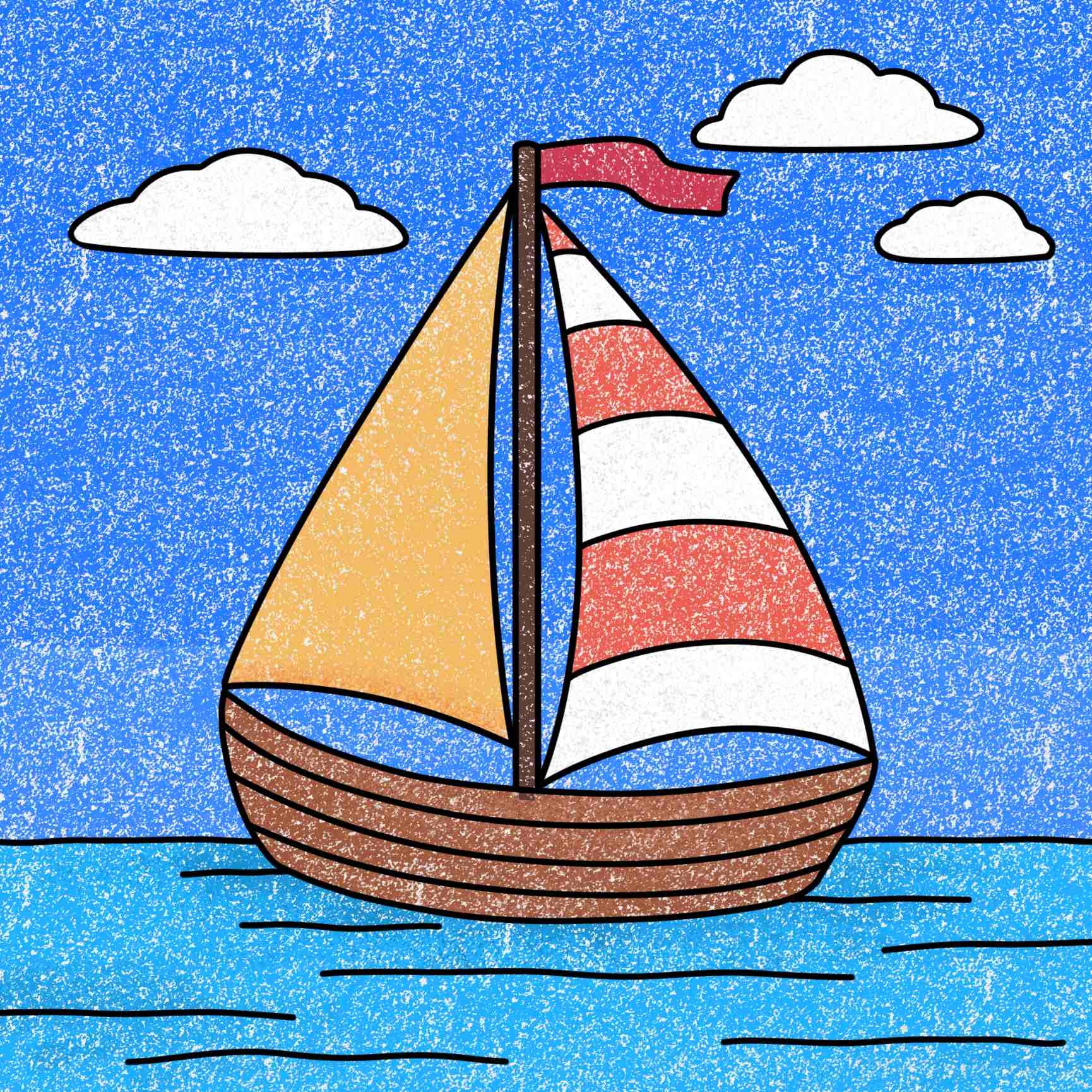 How To Draw A Boat HelloArtsy