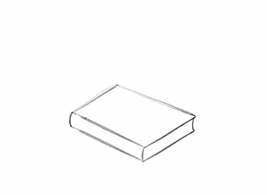 How To Draw A Book opened Or Closed Easy Step By Step