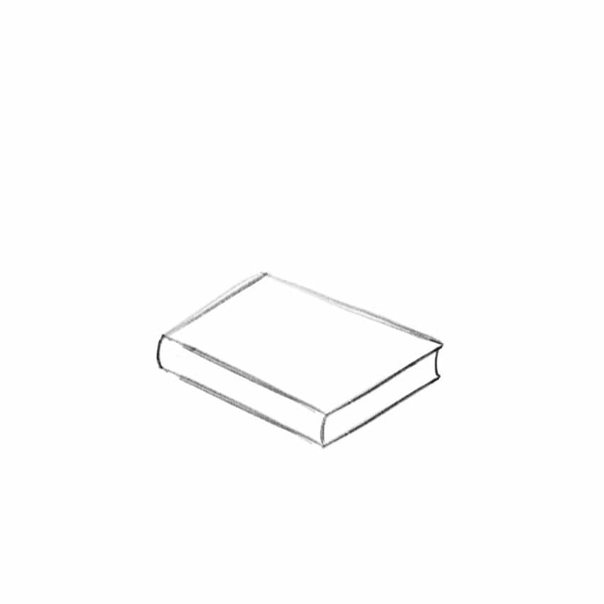 How To Draw A Book opened Or Closed Easy Step By Step