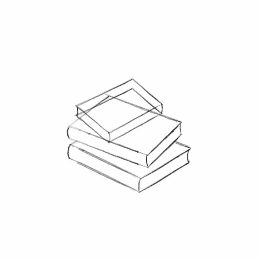 How To Draw A Book opened Or Closed Easy Step By Step