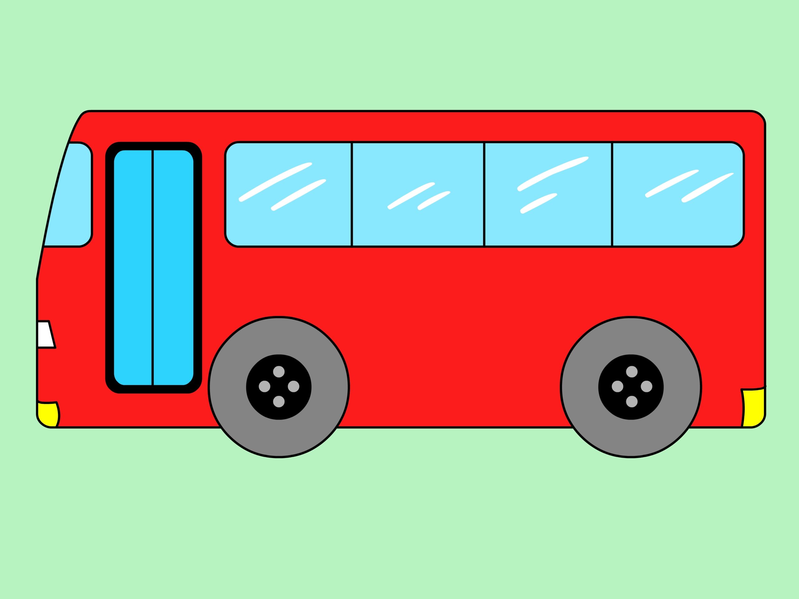How To Draw A Bus 5 Steps with Pictures WikiHow