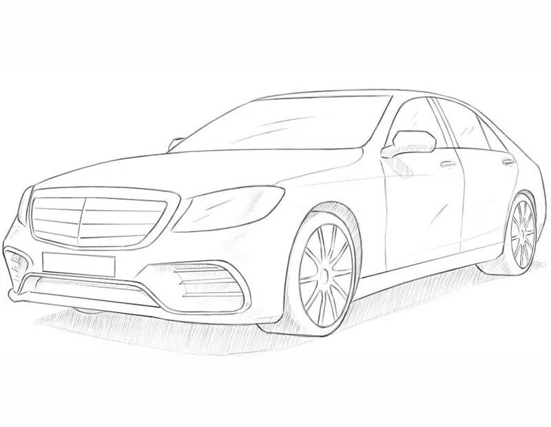 How To Draw A Car Step By Step