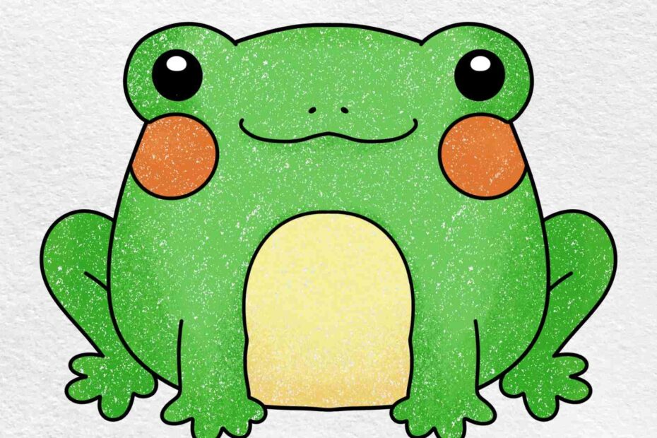 How To Draw A Cartoon Frog HelloArtsy