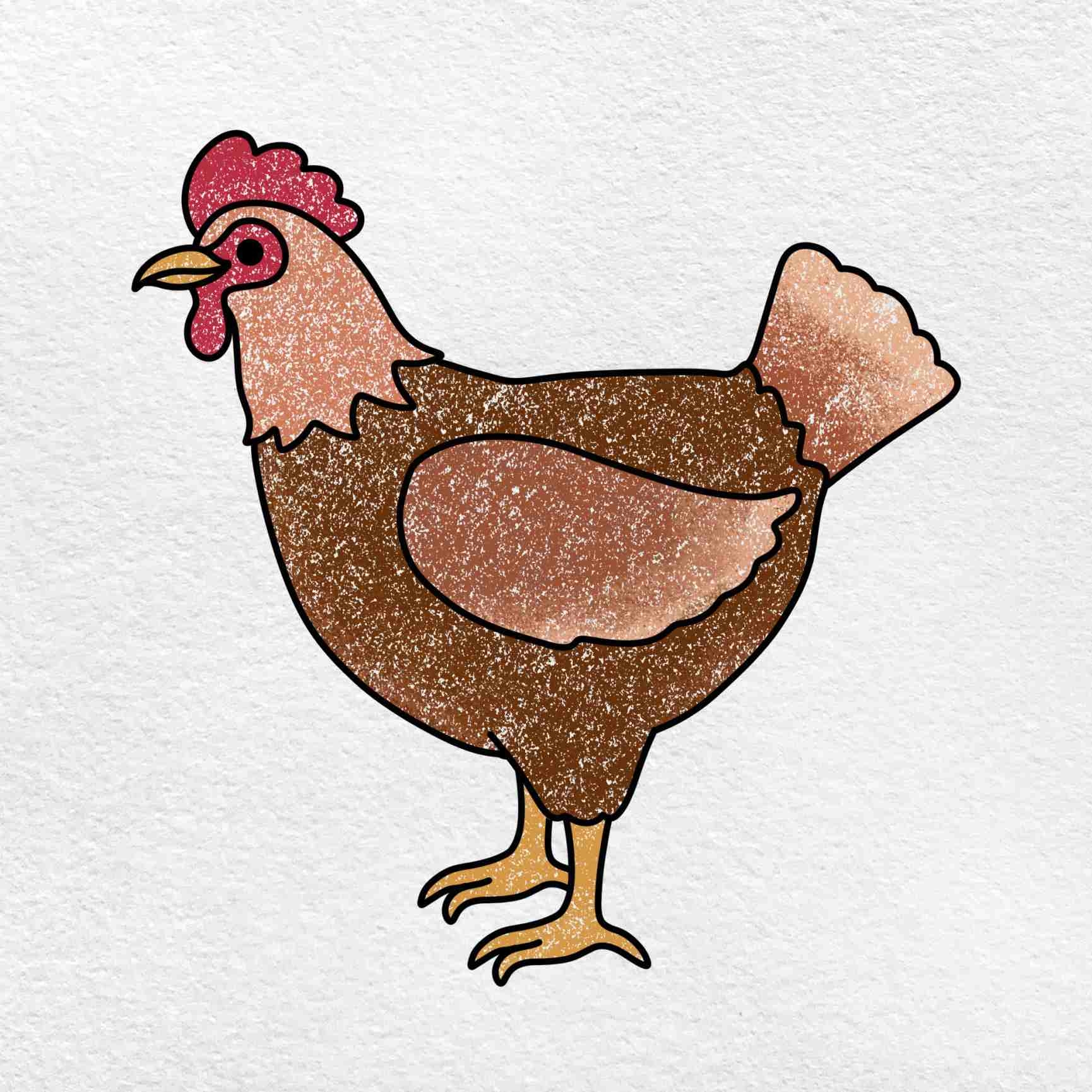 How To Draw A Chicken HelloArtsy