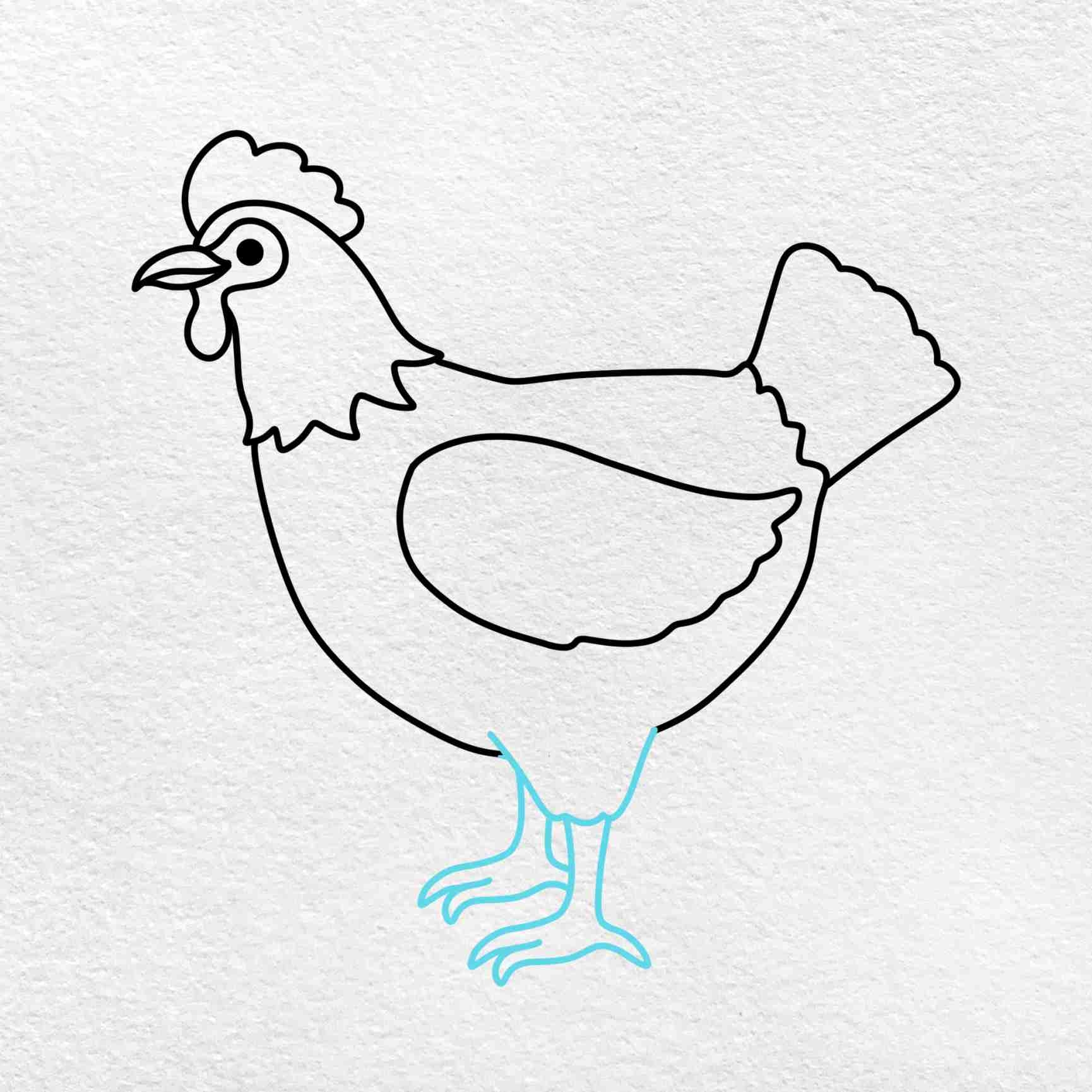 How To Draw A Chicken HelloArtsy