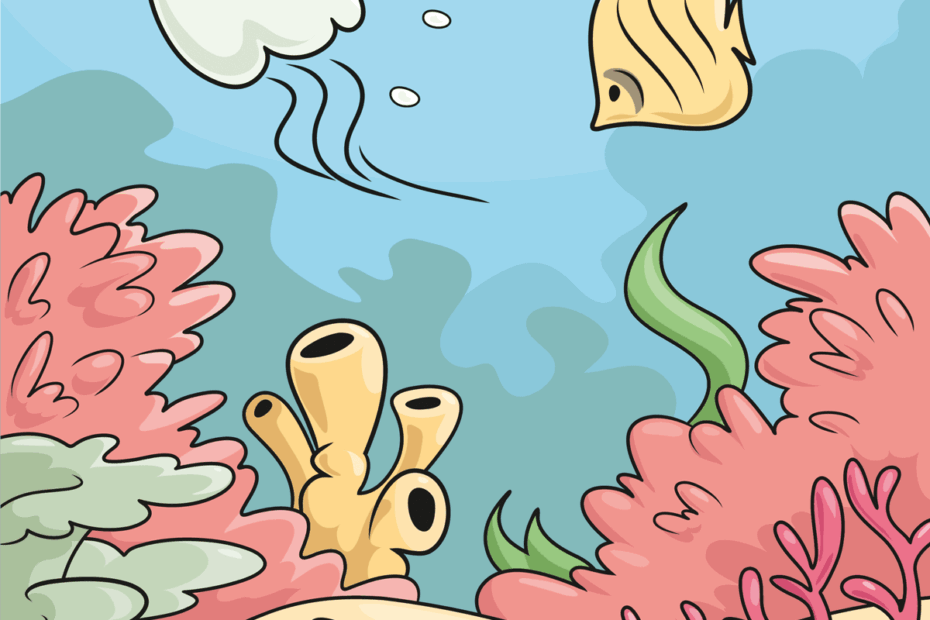 How To Draw A Coral Reef EASY Step By Step Tutorial Easy