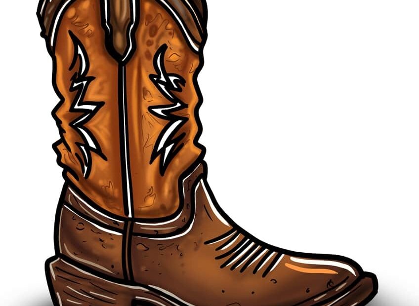 How To Draw A Cowboy Boot Sketching Western Wear