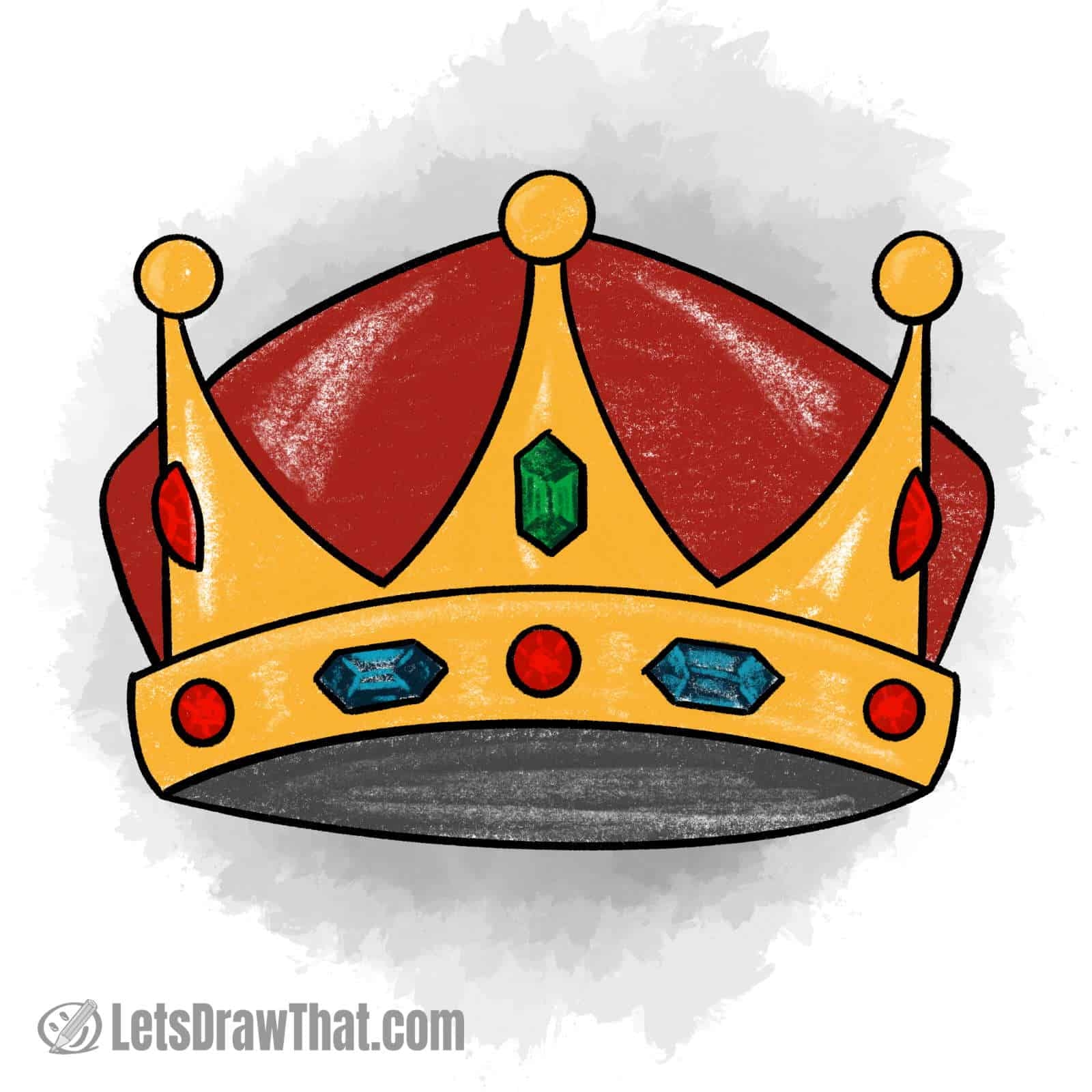How To Draw A Crown An Easy Crown Drawing Step by Step