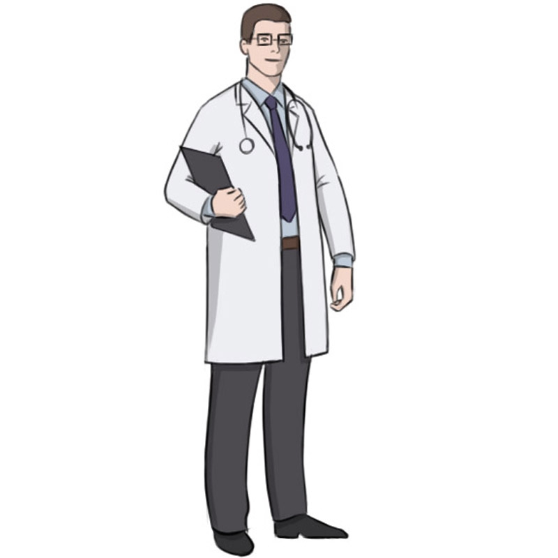 doctor drawing