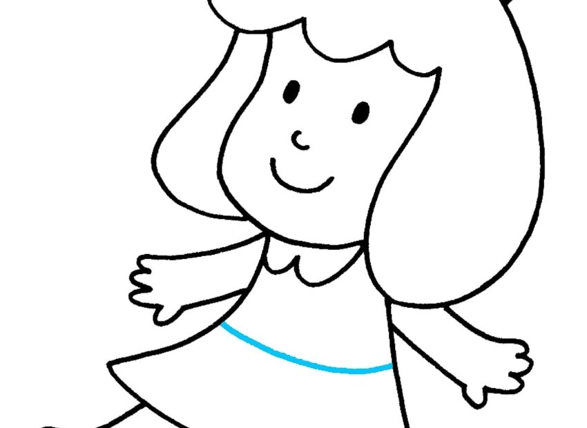 How To Draw A Doll How To Draw Easy
