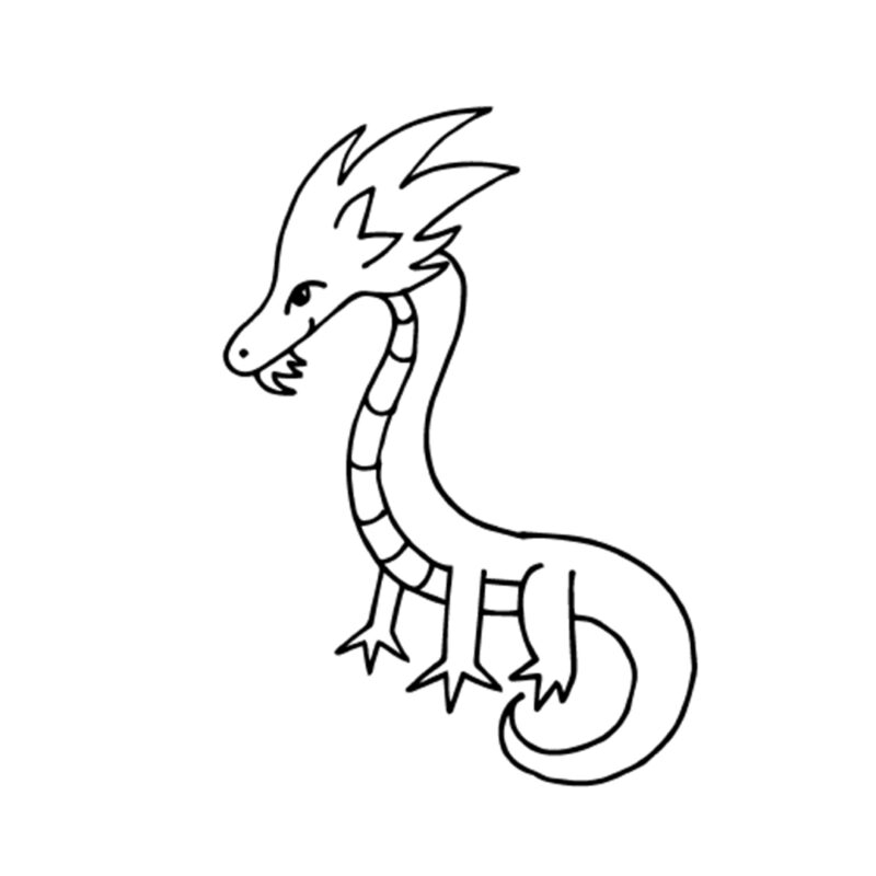 How To Draw A Dragon Free Printable Video 