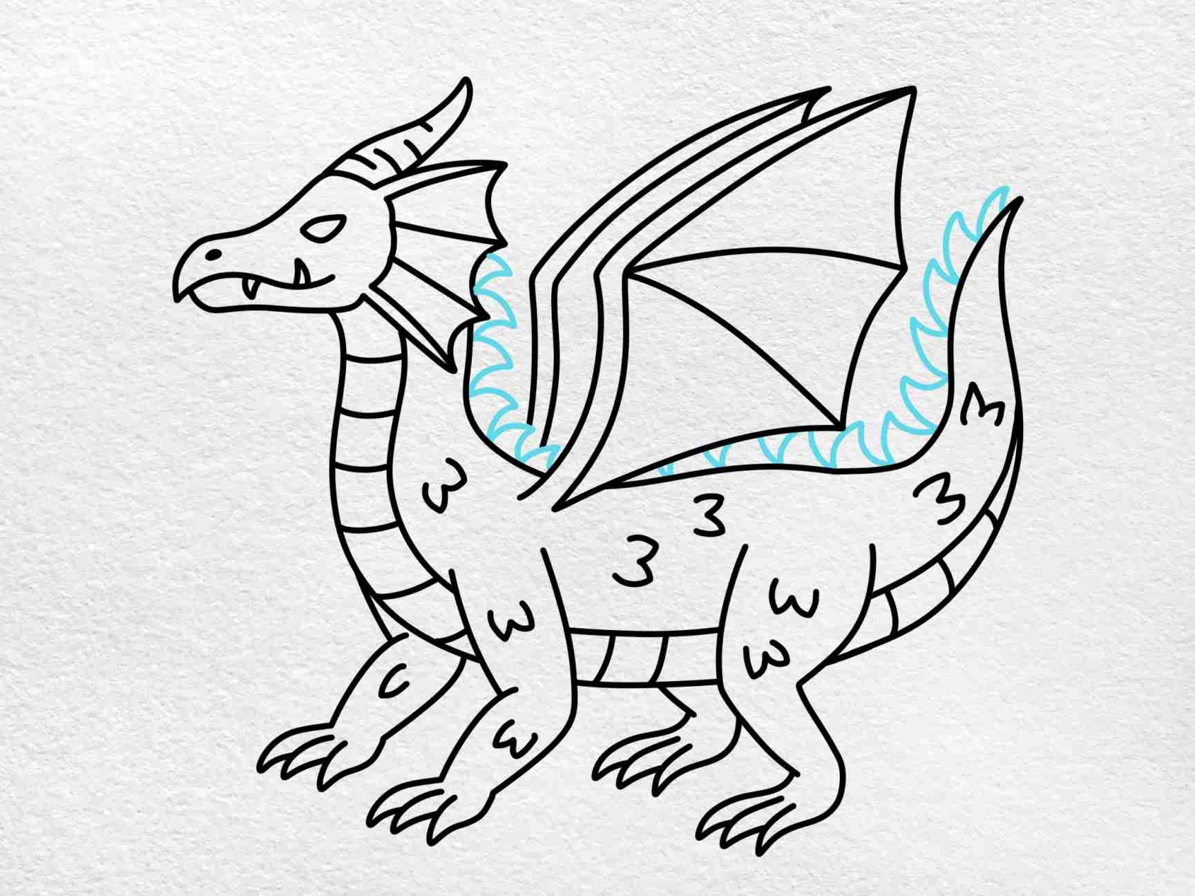 How To Draw A Dragon HelloArtsy