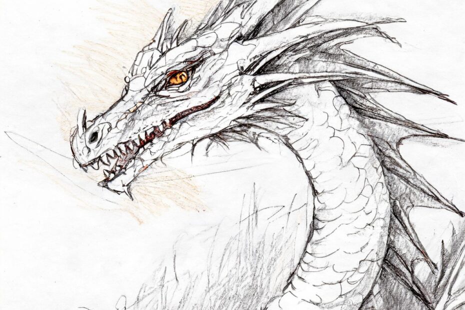 How To Draw A Dragon Step By Step With Pencil Art Instruction Blog